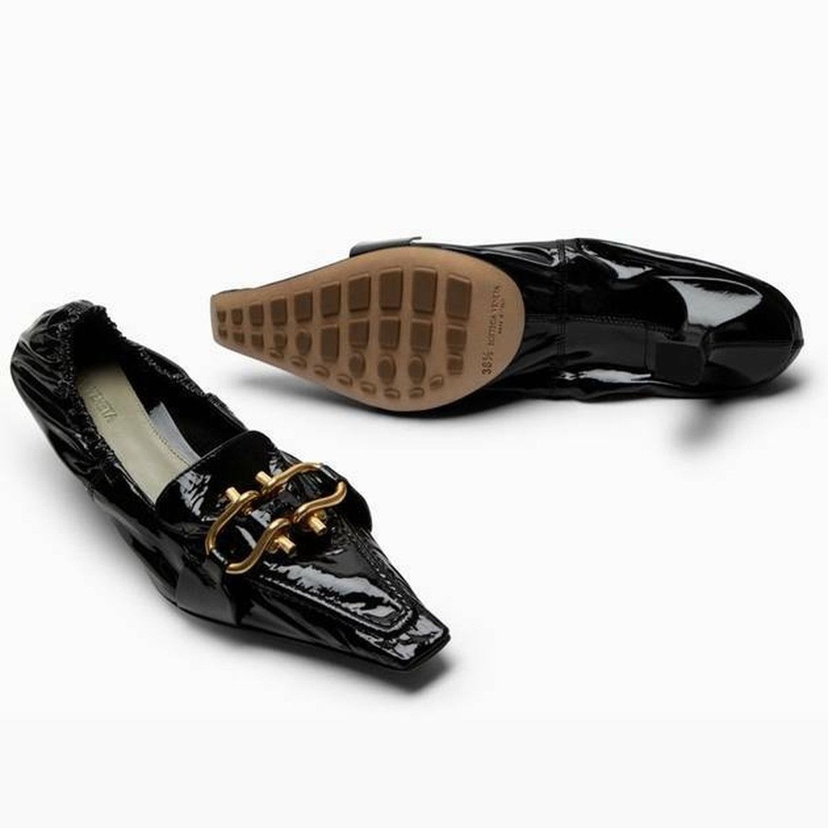 Bottega Veneta o1n1vont1124 Madame Calfskin Pumps in Black Size US 9 / IT 39 - 5 Thumbnail