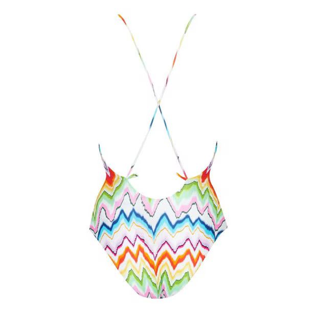 Missoni o1g2r1mq1124 Plunge Swimsuit in Multicolor Size S / US 4 / IT 40 - 2 Thumbnail
