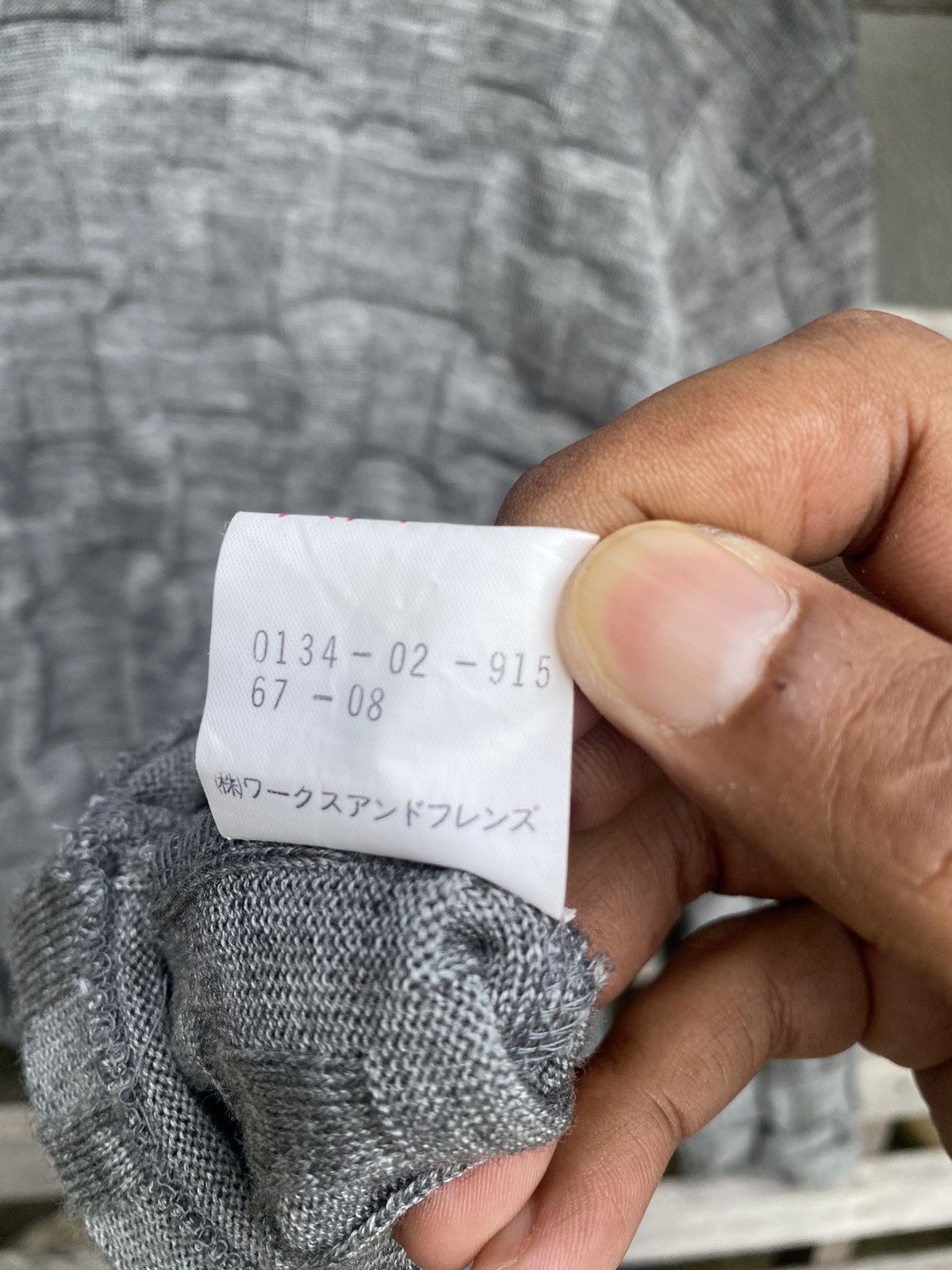 Yohji Yamamoto Vintage Workshop by Yohii Yamamoto Long Sleeve Size US M / EU 48-50 / 2 - 9 Thumbnail