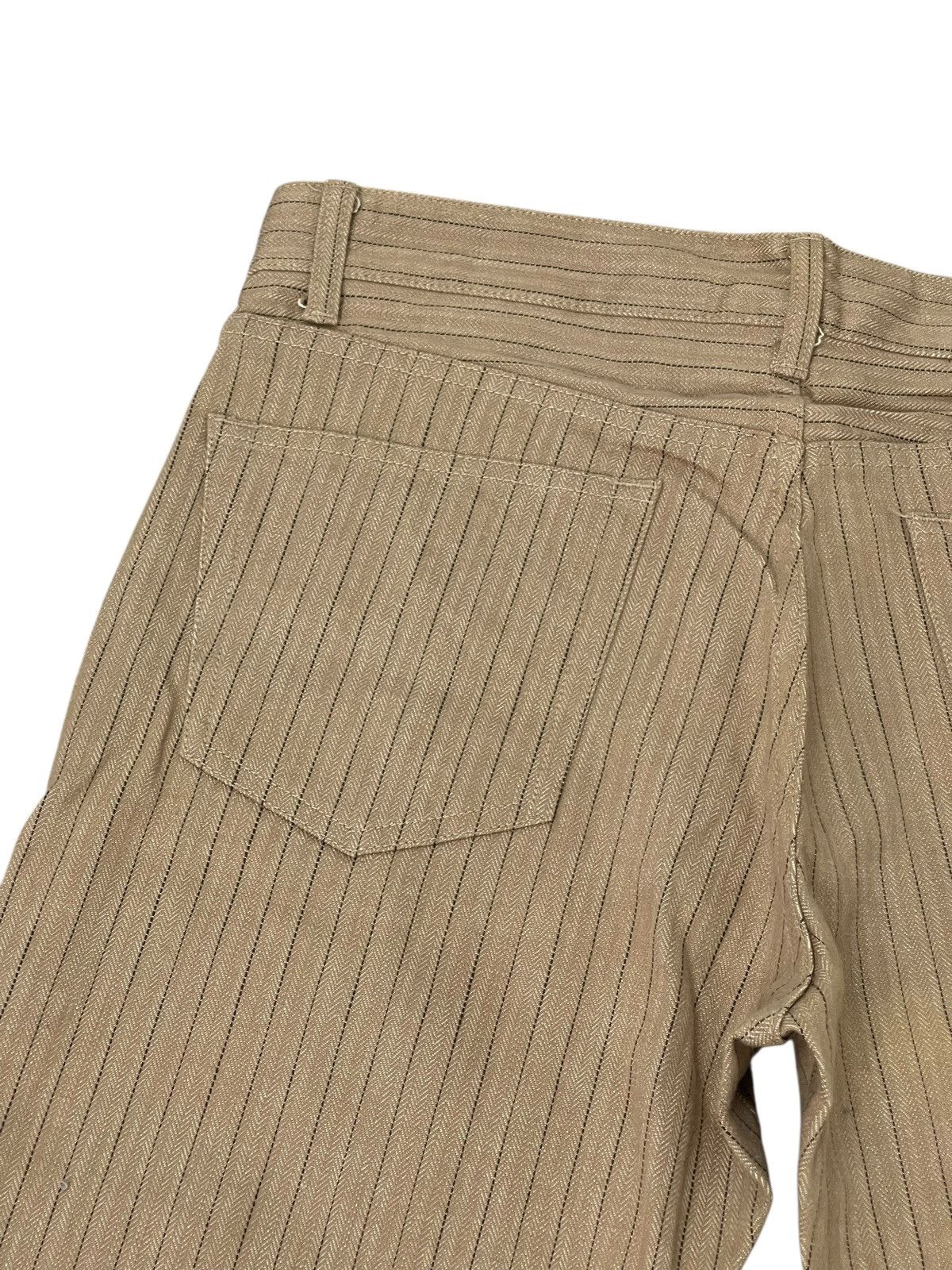 Japanese Brand Flare Jeans Men’s Melrose Herringbones Striped Boot Cut 2🟦1 Size US 32 / EU 48 - 9 Thumbnail