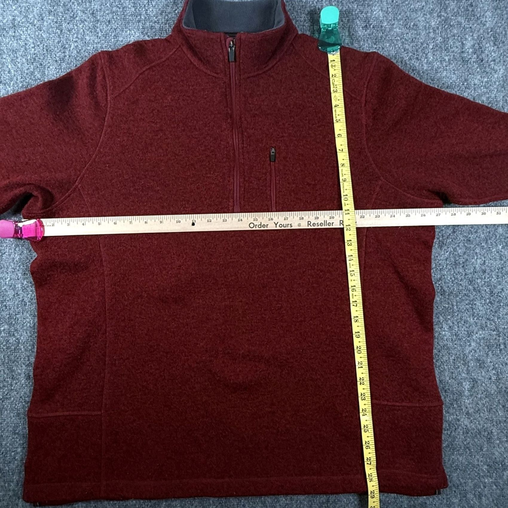 Vintage Woolrich Pullover Mens 2XL Red Fleece Sweater Half Zip Outdoor Chest Pocket Mock Neck 1/2 Zip Pockets Lined Woolrich Size US XXL / EU 58 / 5 - 3 Thumbnail