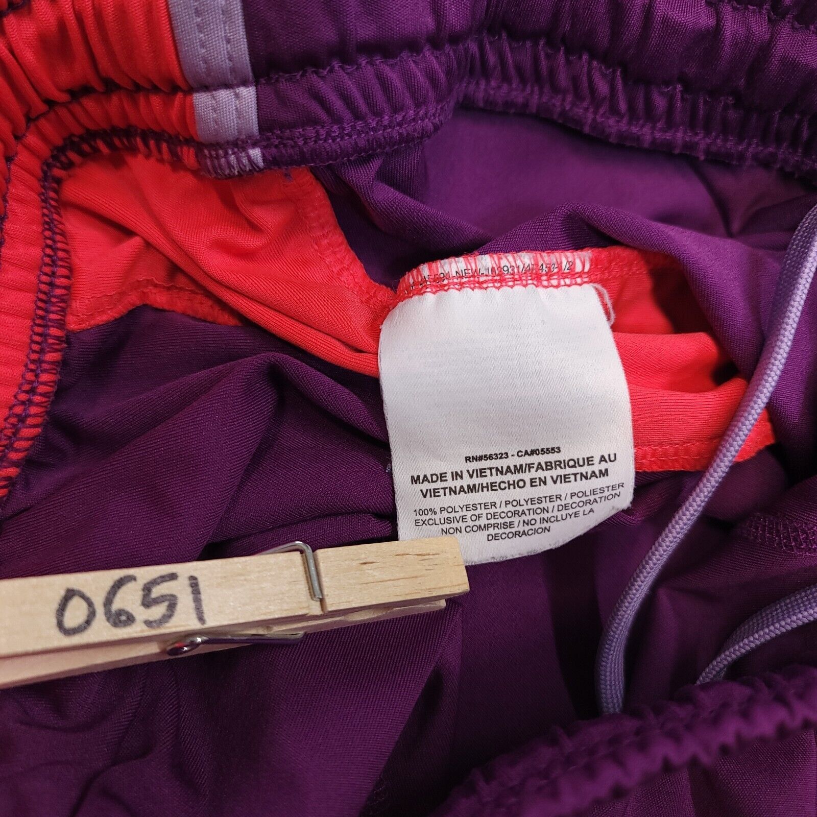 Nike Nike Dri-Fit Pull On Shorts Womens Size Medium M Purple Pink Size 28" / US 6 / IT 42 - 6 Thumbnail