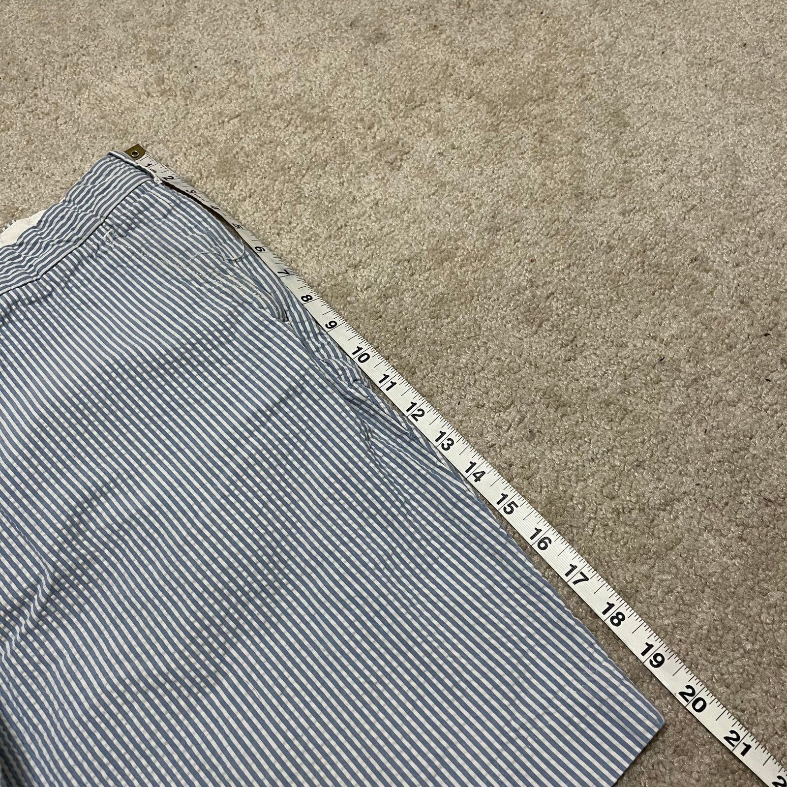 Polo Ralph Lauren Polo Ralph Lauren Seersucker Blue White Striped Short 34W Size US 34 / EU 50 - 4 Thumbnail
