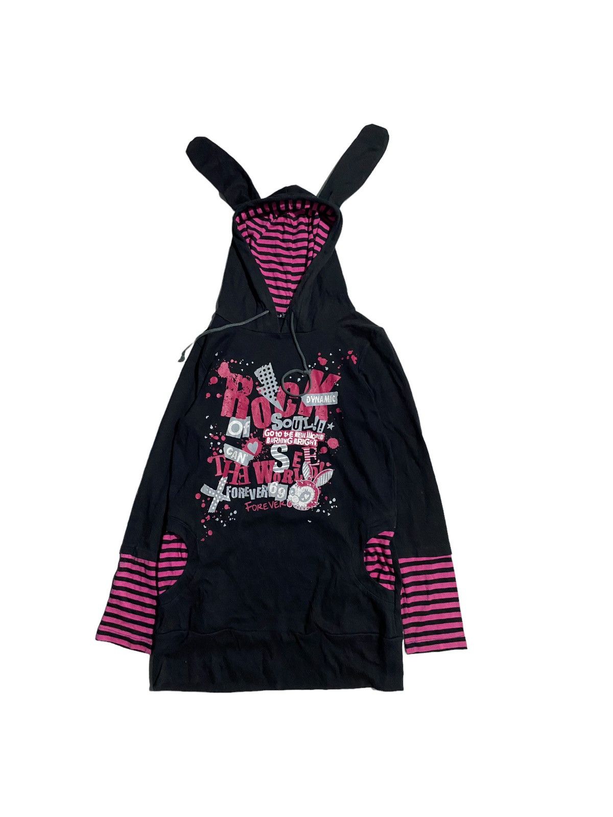 image of If Six Was Nine x Le Grande Bleu L G B Fortune Cookies Japanesse Brand Hoodie in Black, Women's (Si