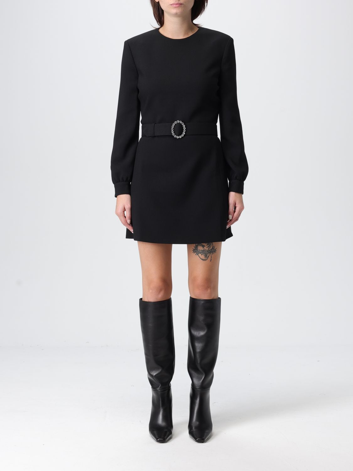 Saint Laurent Paris Saint Laurent Dress Woman Black Size XS / US 0-2 / IT 36-38 - 1 Thumbnail
