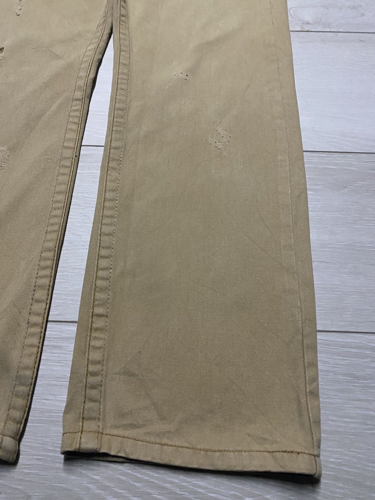 Japanese Brand Red Pepper Avantgarde Skull Button Distressed Loose Jeans Size US 33 - 10 Thumbnail