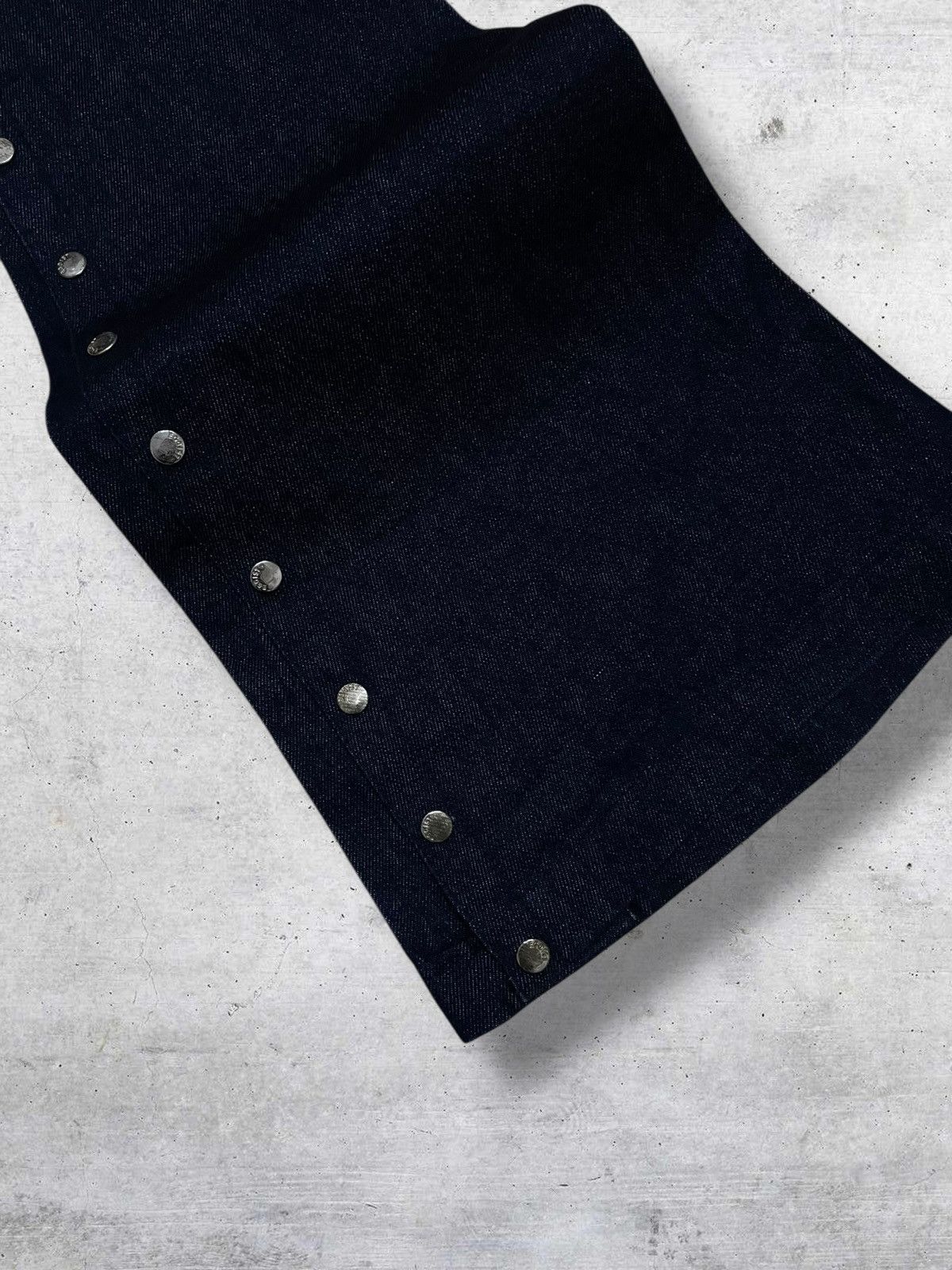 Tornado Mart VINTAGE EGOITS CRAFTE JAPAN DESIGNER 90S FLARED BUTTON DENIM Size US 28 / EU 44 - 9 Thumbnail