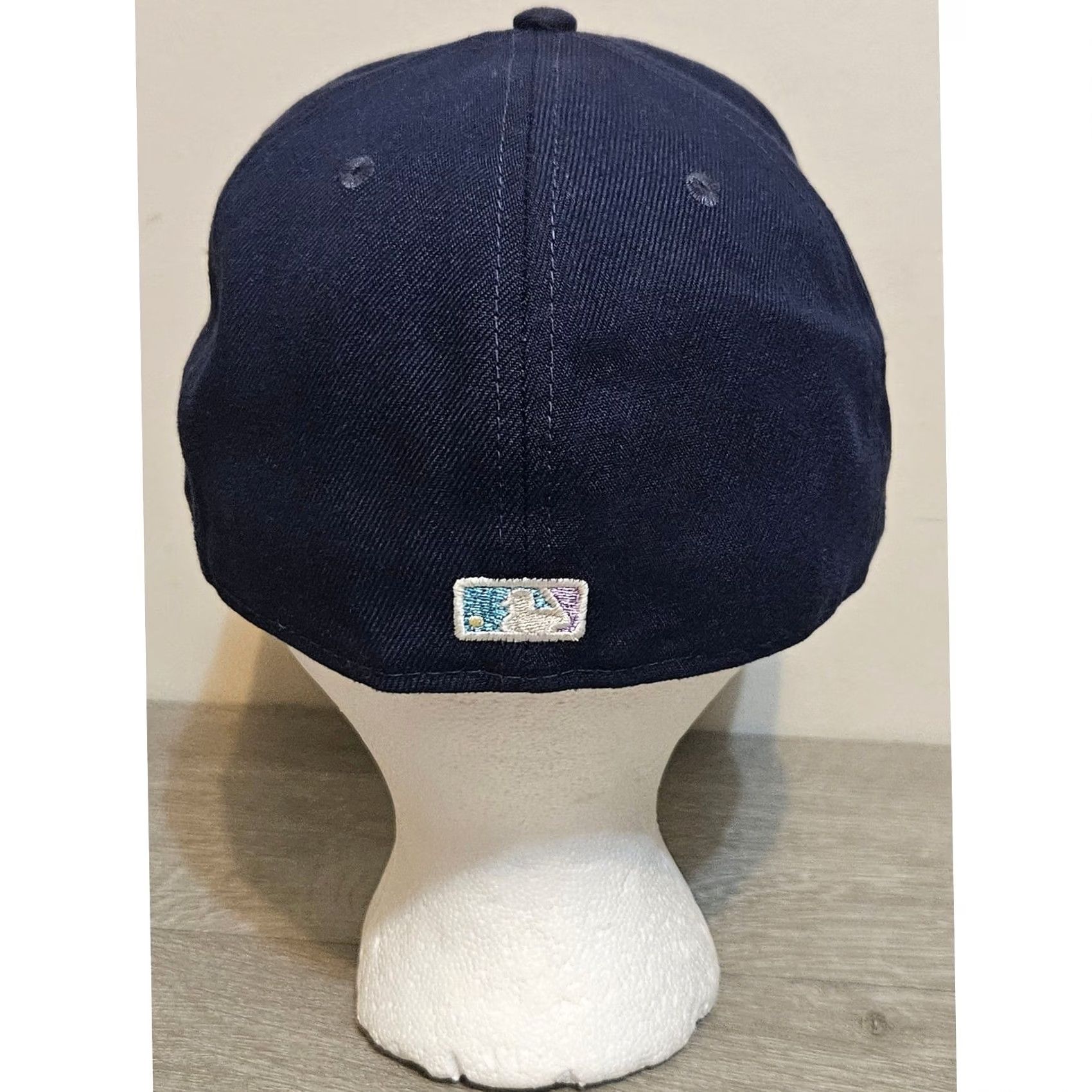New Era New Era Los Angeles Dodgers Stadium Patch Hat Size 7 Navy Blue Mens 40th Anniversary Size ONE SIZE - 4 Thumbnail