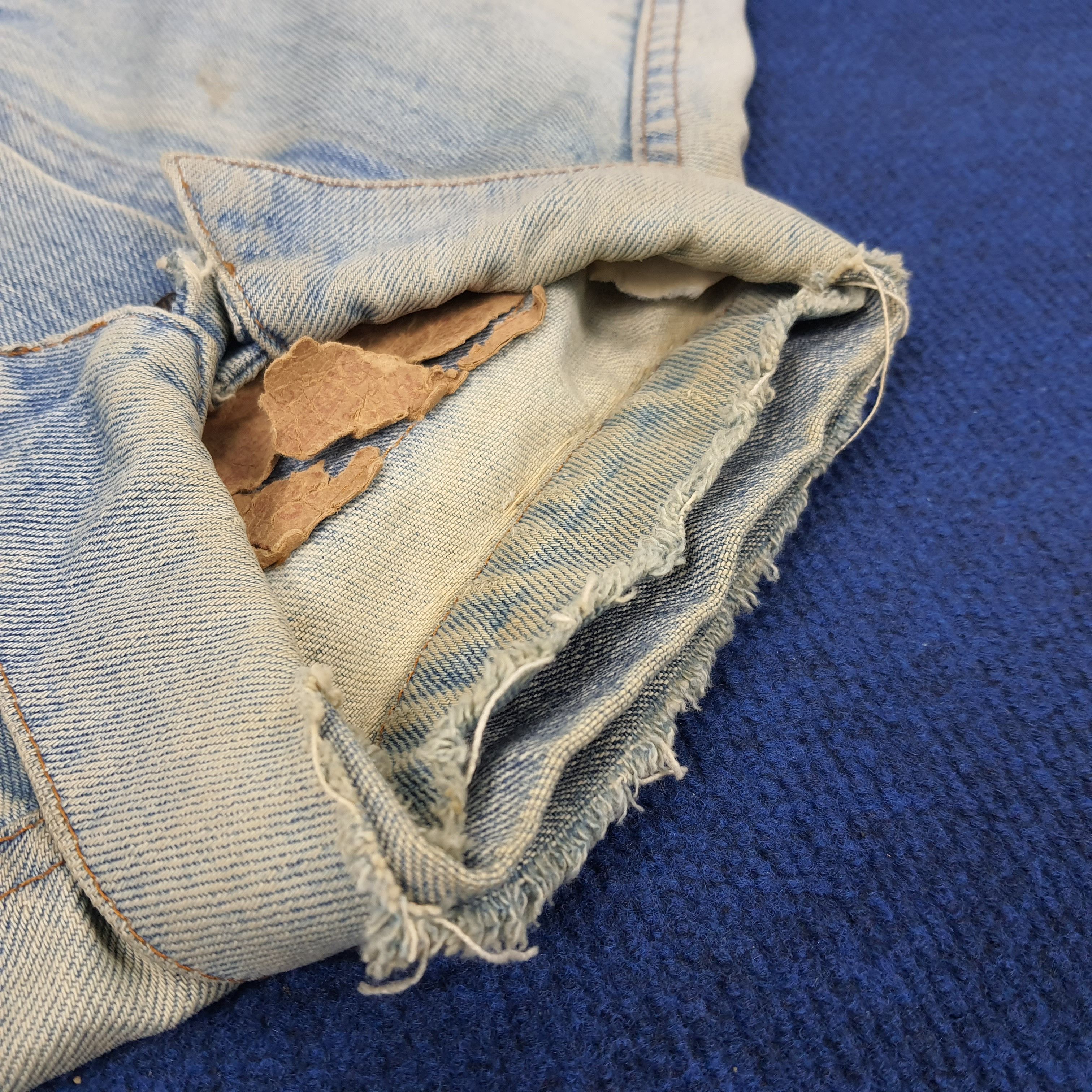 Levi's × Vintage Vintage Levi's Custom Skull Logo Denim Jacket Size US S / EU 44-46 / 1 - 9 Thumbnail