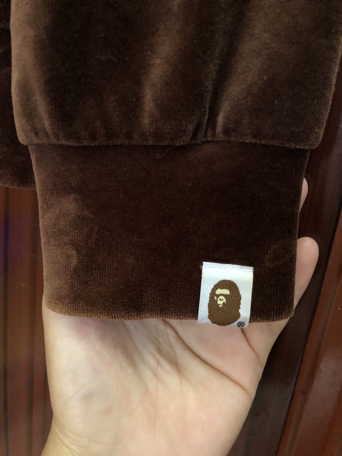 Bape Vintage 2005 BAPE Velour Velvet Full Zip Hoodie Size US M / EU 48-50 / 2 - 8 Thumbnail