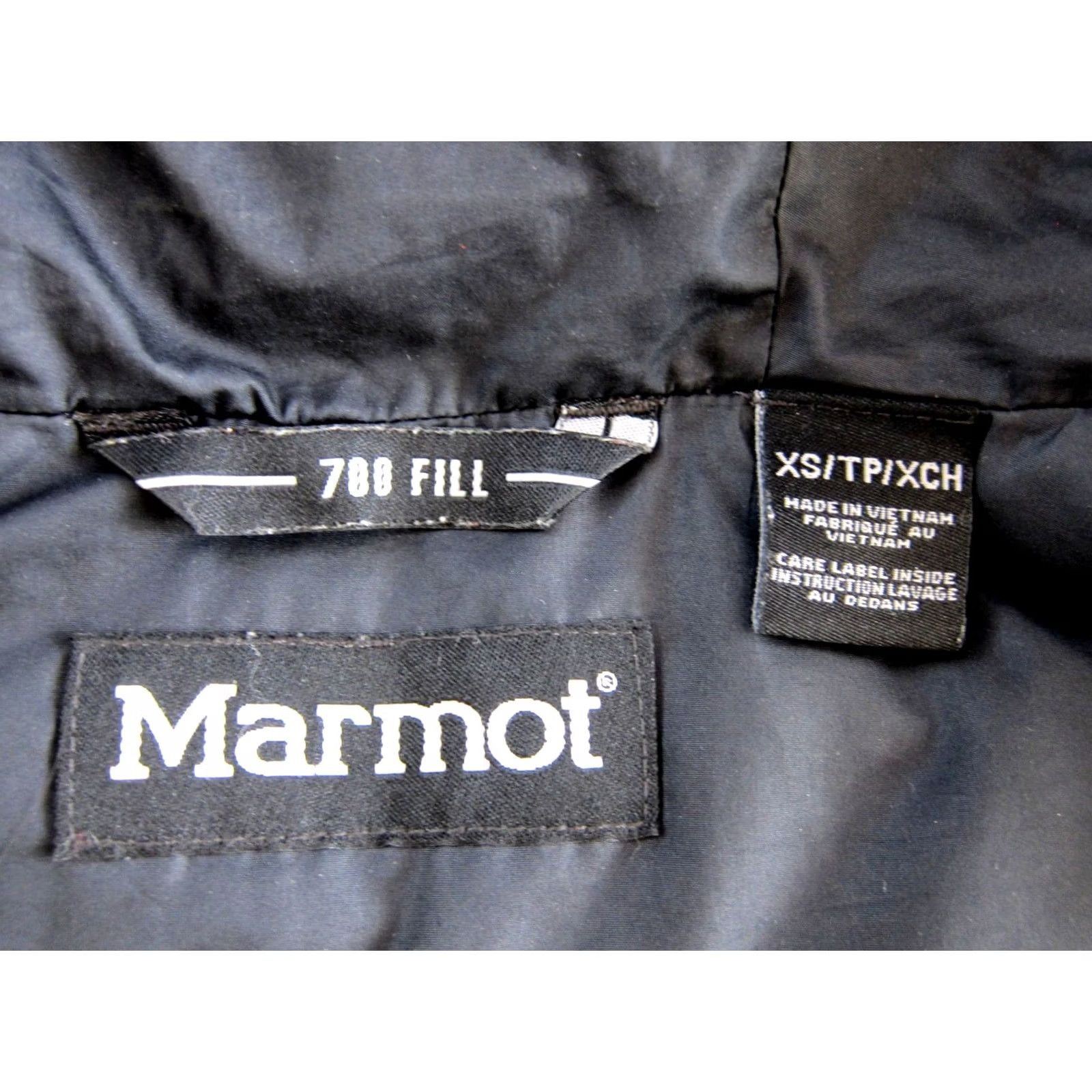 Marmot Marmot Puffer Jacket Women's XS Black Down Hood Full Zip 700 Fill Outdoor Guides External Size XS / US 0-2 / IT 36-38 - 3 Thumbnail