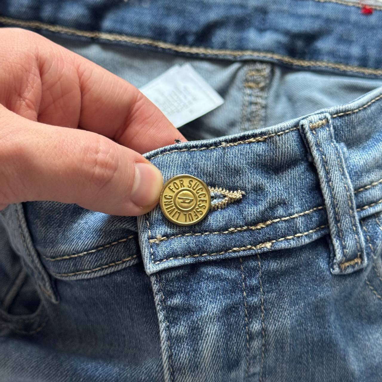 Diesel Vintage Y2K Diesel Wide Bootcut Flared Denim Jeans Size 32" / US 10 / IT 46 - 5 Thumbnail