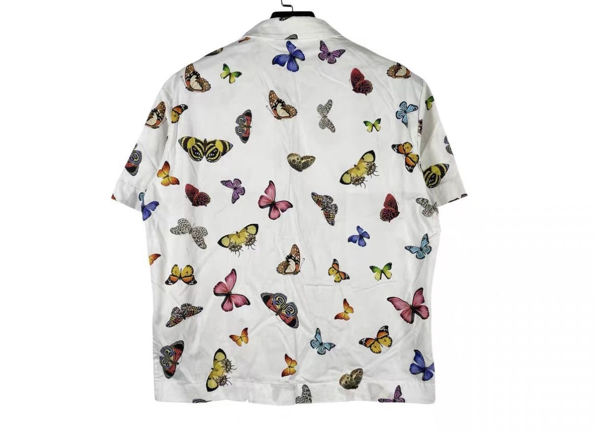 Palm Angels Palm Angels All-Over Butterfly Print Short Sleeve Shirt J31 Size US S / EU 44-46 / 1 - 2 Thumbnail