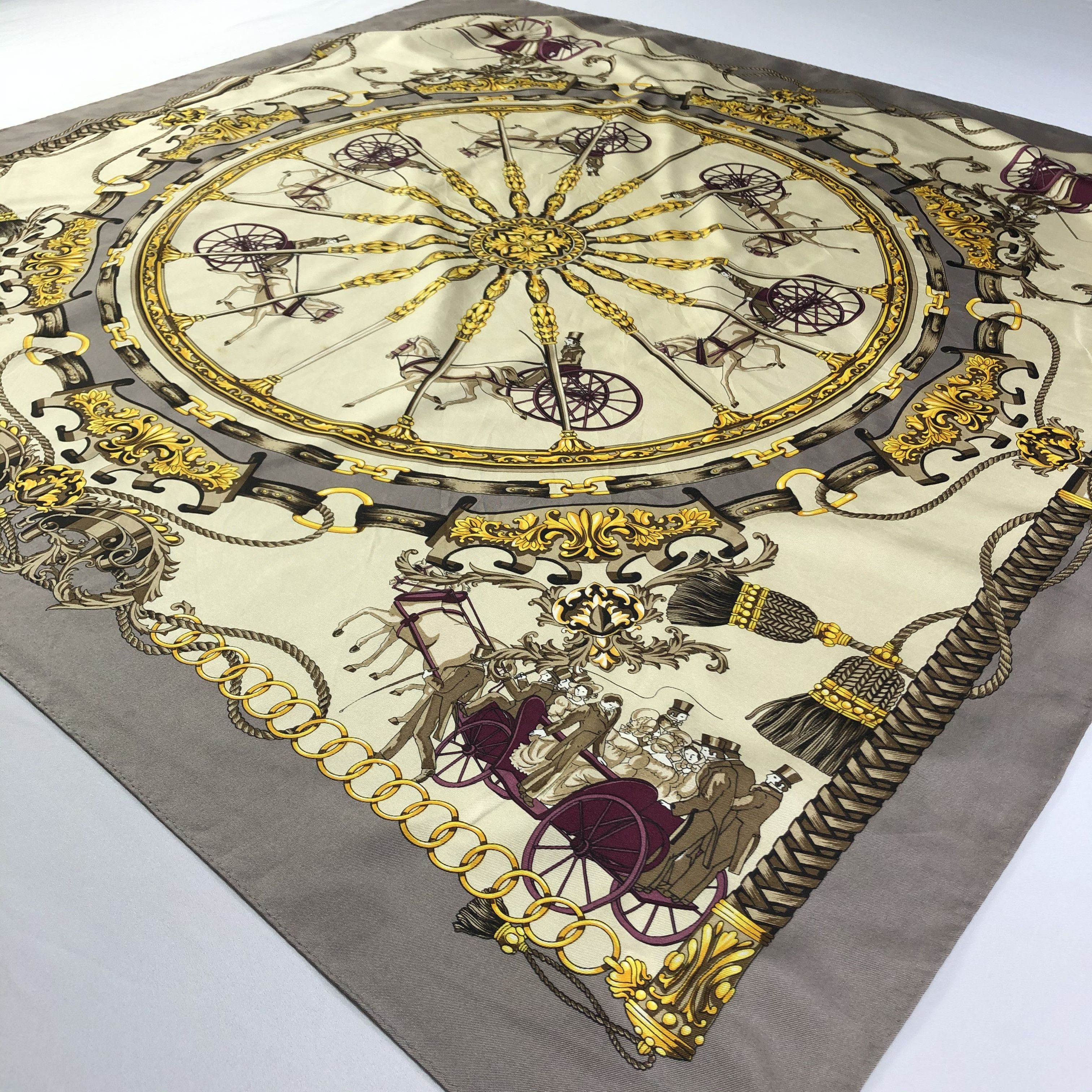 Vintage Vintage Silk Scarf Size ONE SIZE - 4 Thumbnail