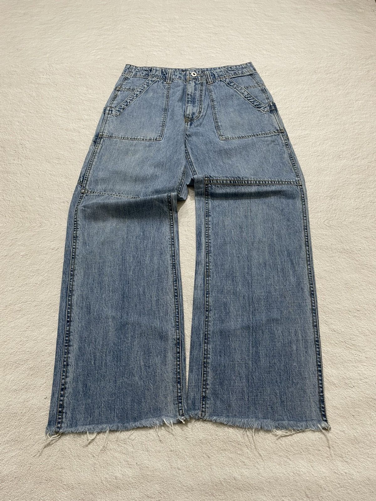 If Six Was Nine 2000s Countdown Light Blue Jeans Y2K Size US 30 / EU 46 - 1 Thumbnail