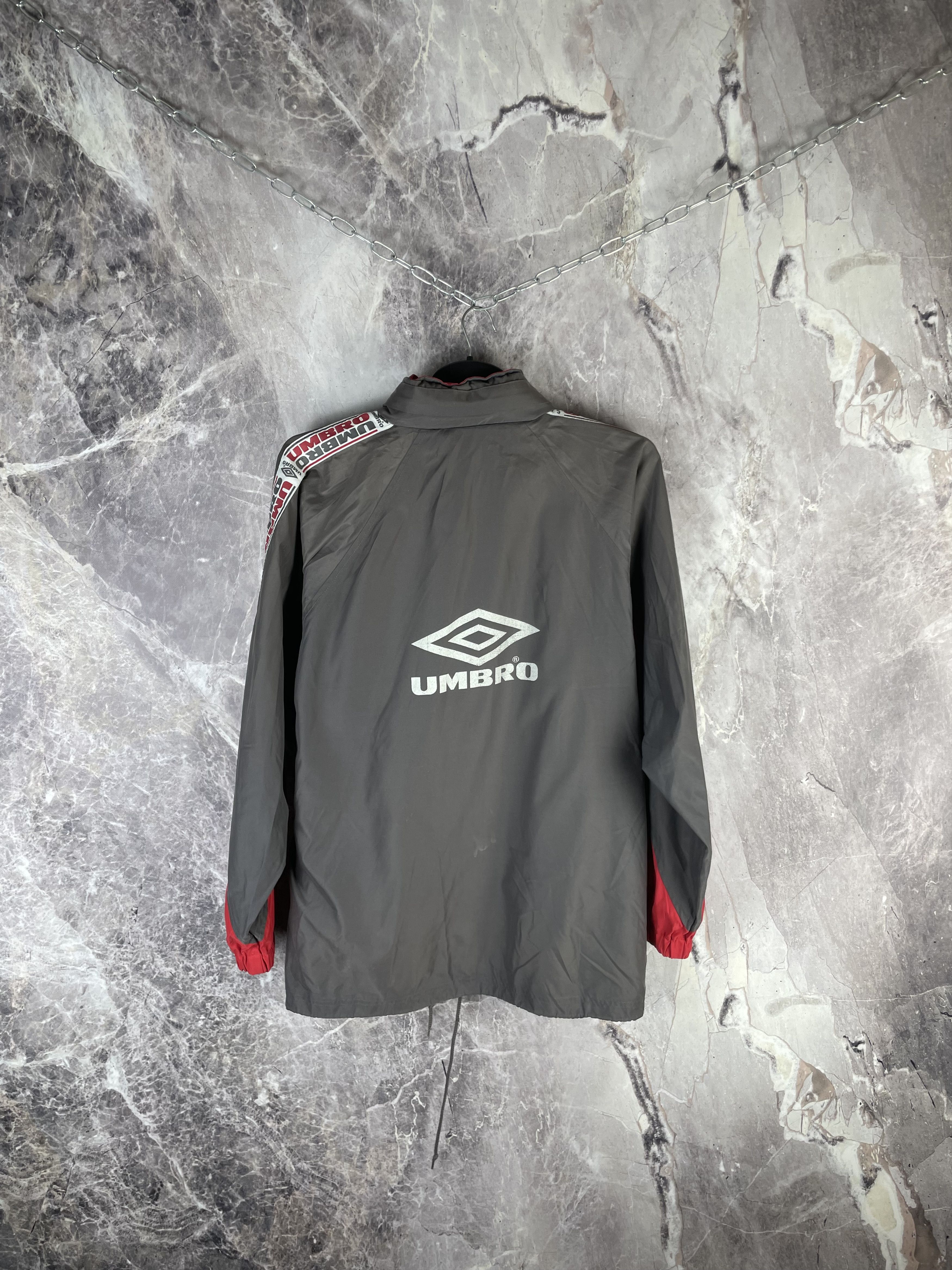 Umbro Vintage 90s🔥 UMBRO Football Pro Training Zipper Size US M / EU 48-50 / 2 - 9 Thumbnail