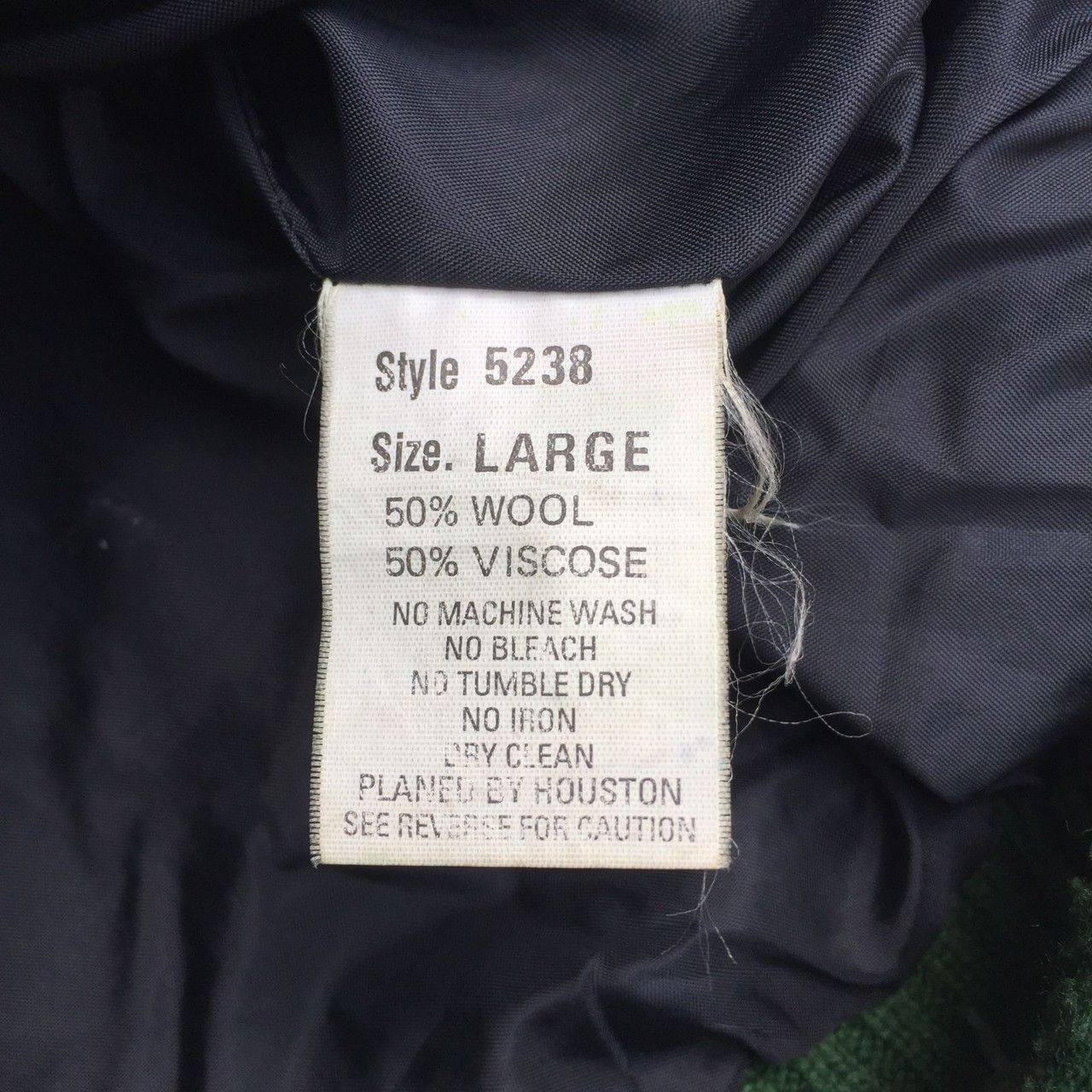 Vintage Vintage Houston Old Stadium Varsity Wool Jacket Size US L / EU 52-54 / 3 - 6 Thumbnail