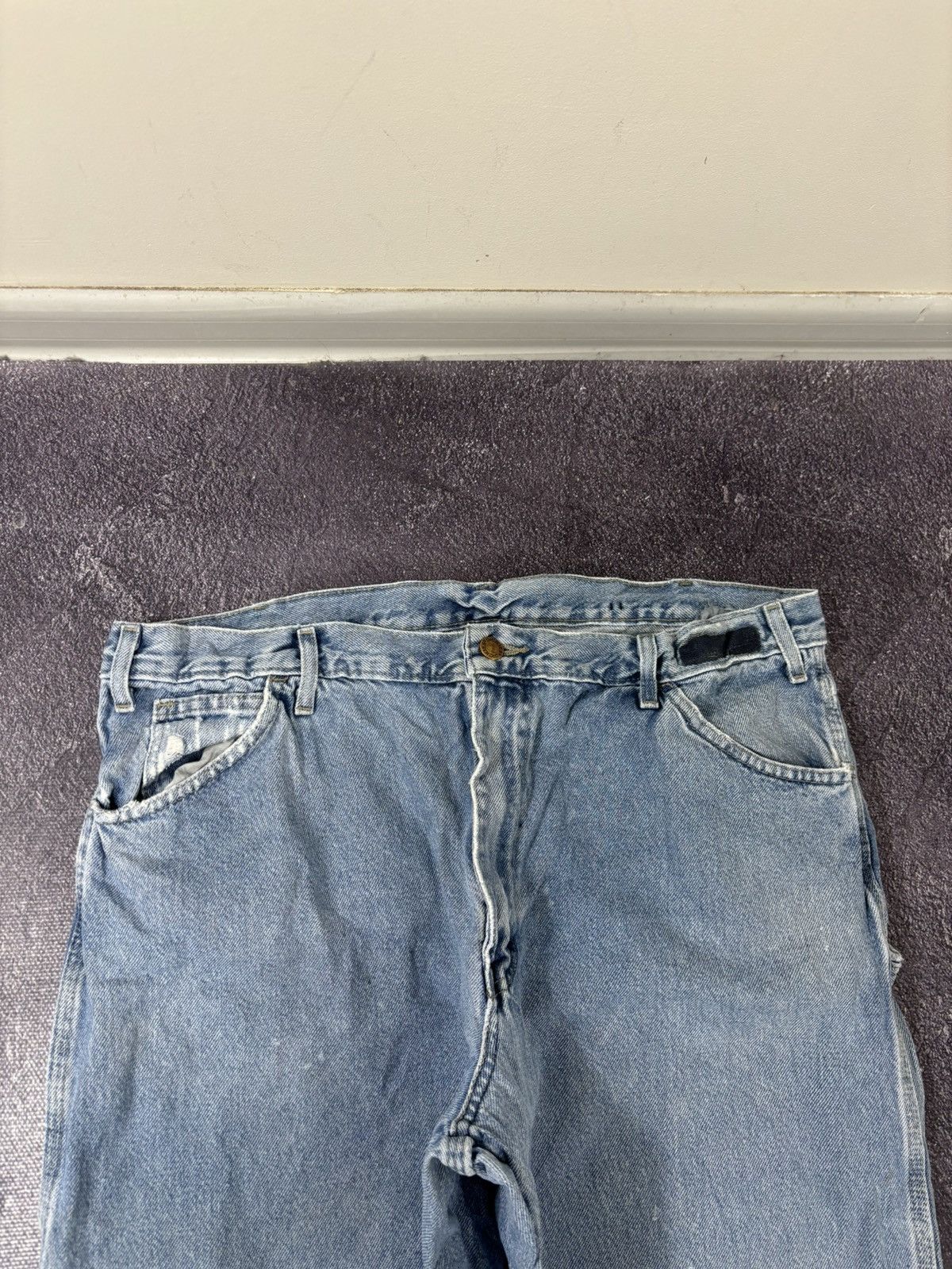 Dickies Vintage Dickies Y2K Relaxed Fit Hype Light Blue Denim Jeans Size US 38 / EU 54 - 10 Thumbnail