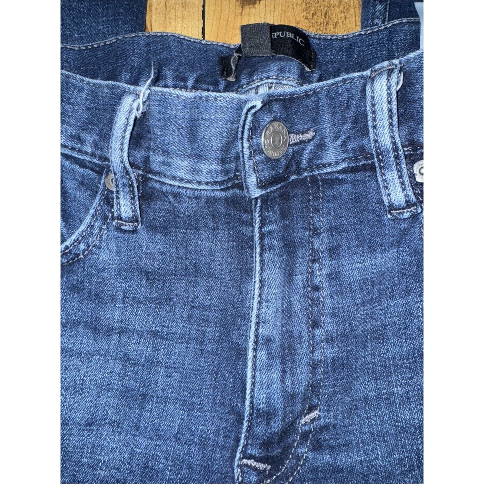 Banana Republic Banana Republic Slim Denim Jeans Blue 30x25 Measured Size US 30 / EU 46 - 4 Thumbnail
