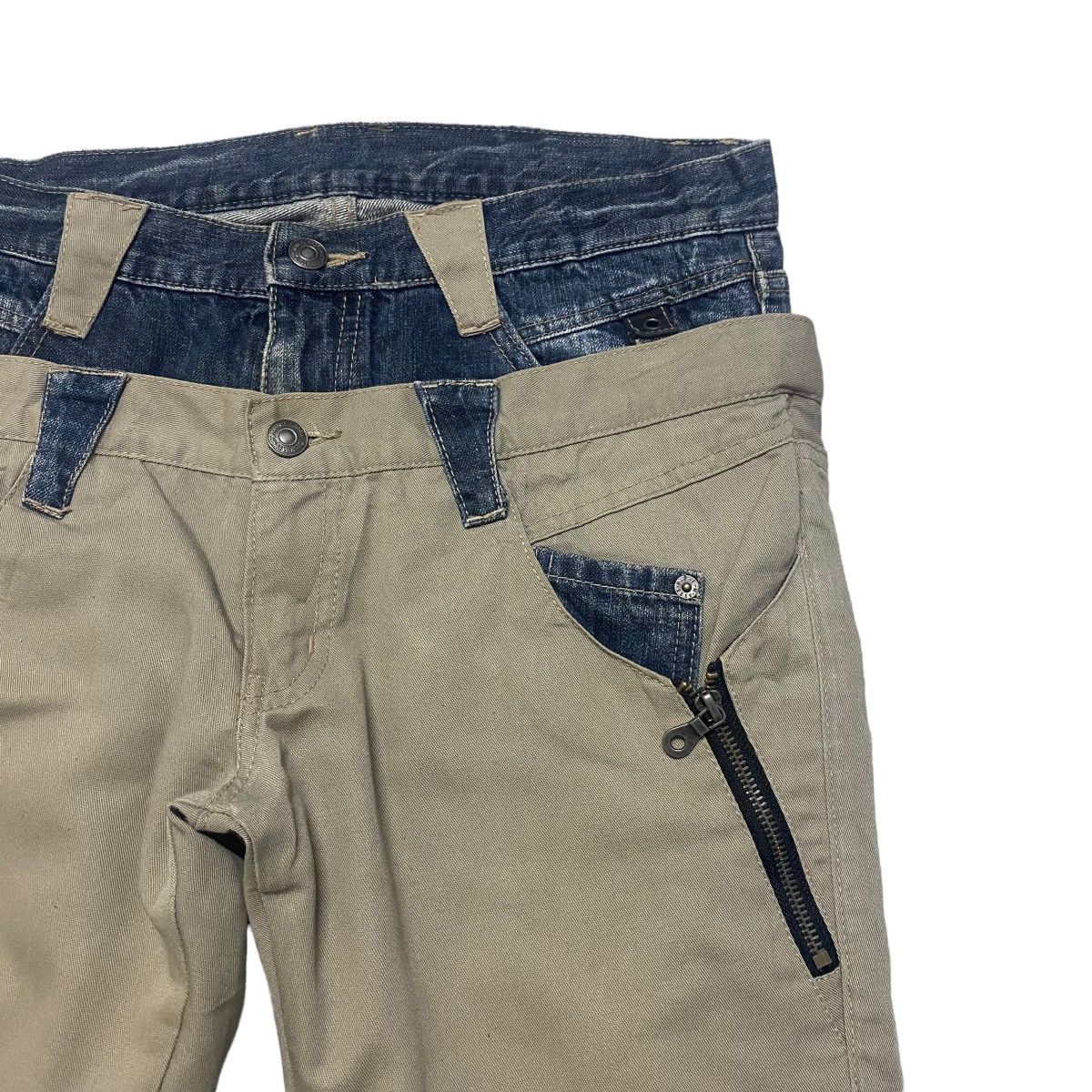 PPFM PPFM Denim Double Waist Pants Size US 32 / EU 48 - 6 Thumbnail