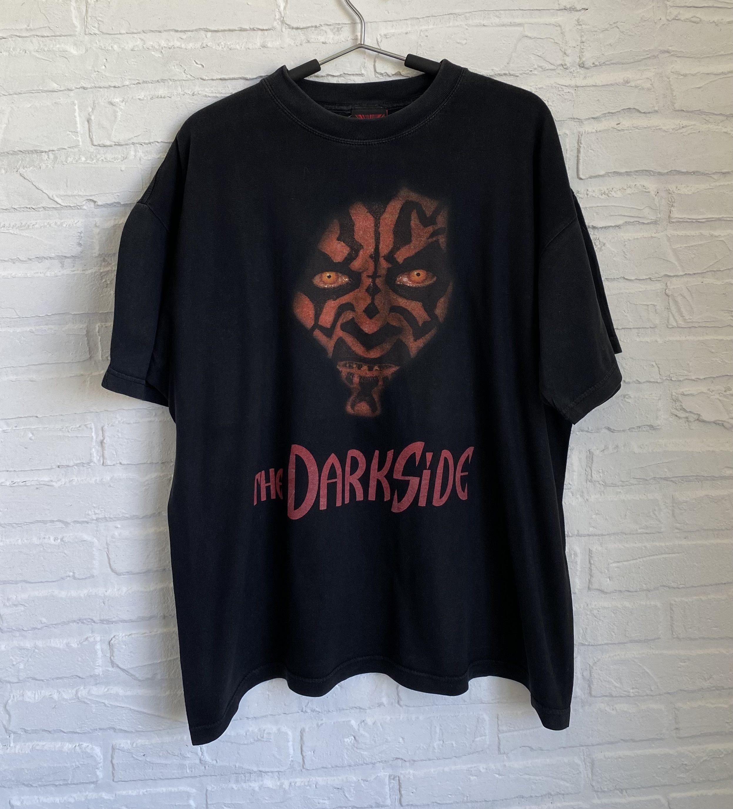 image of Movie x Star Wars Vintage 1999 Star Wars Darth Maul T-Shirt in Black, Men's (Size XL)