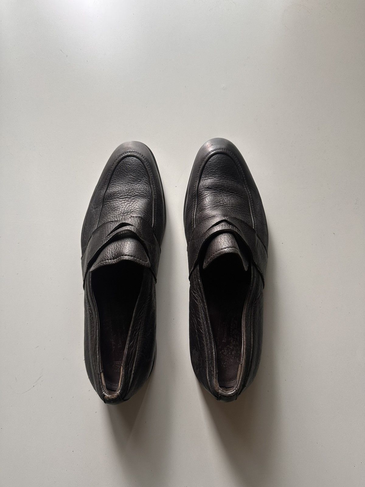 Ermenegildo Zegna Zegna Avenue Flex Leather Loafers Size US 9 / EU 42 - 1 Thumbnail