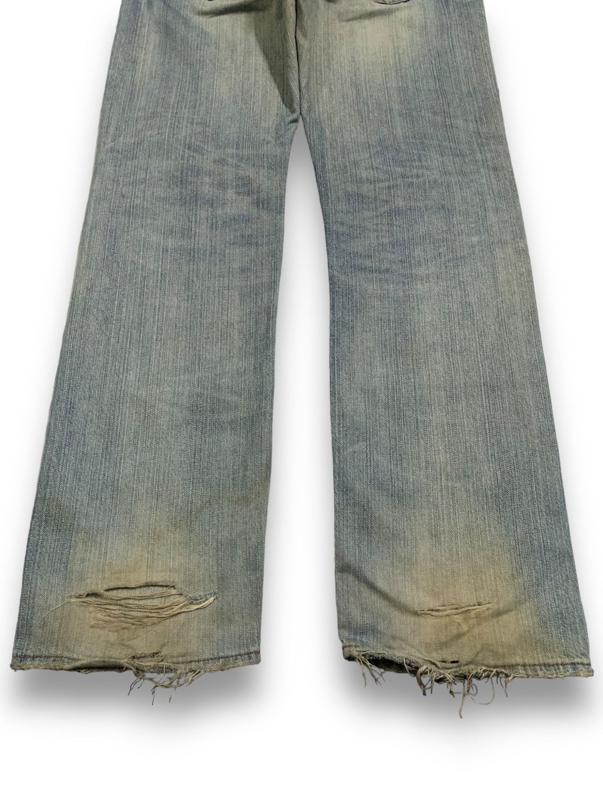 KMRii Vintage Japanese Brand Mud Wash Distressed Grunge Jeans Size US 31 - 14 Thumbnail