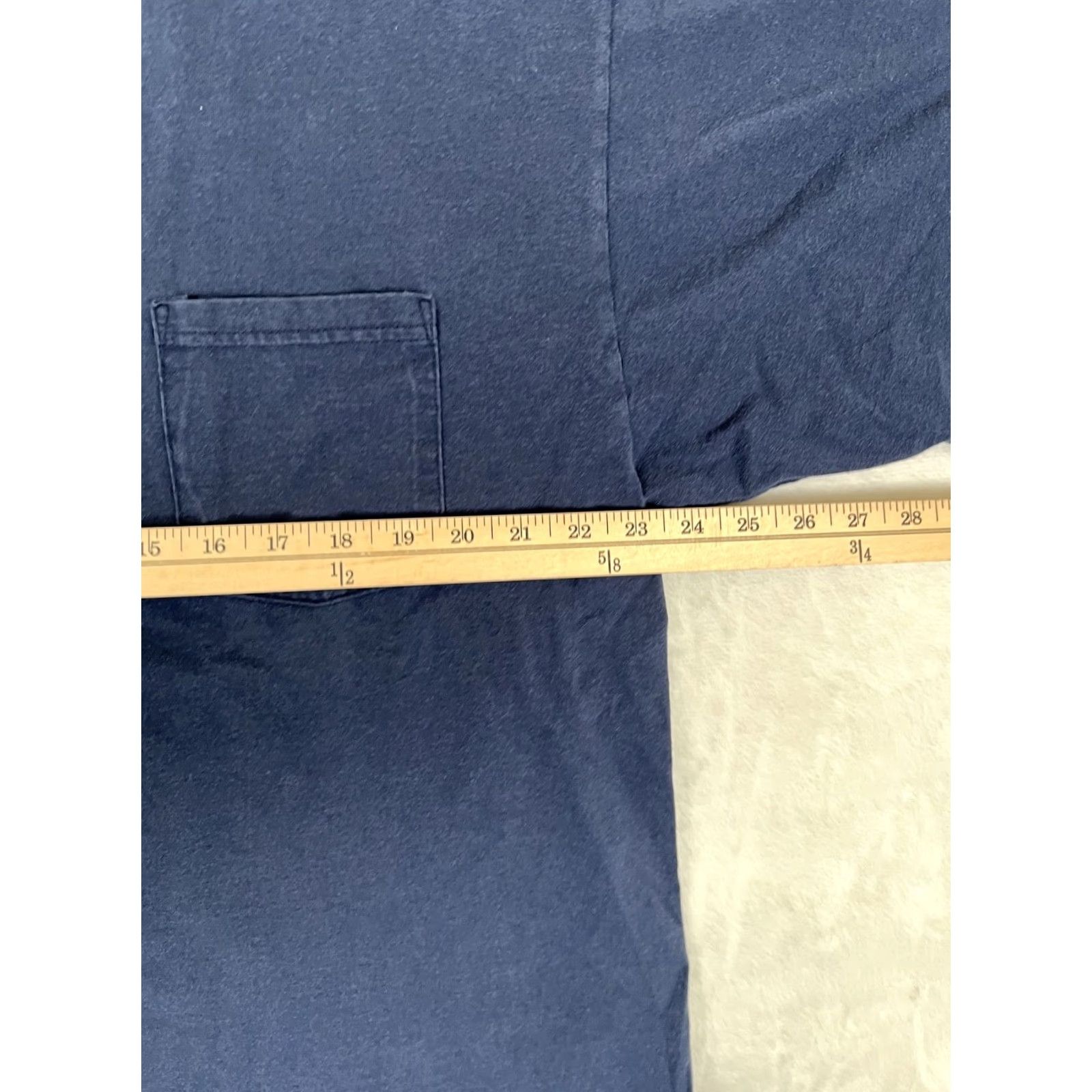 Dickies VINTAGE Dickies Blue Pocket T-Shirt XL Crew Neck Short Sleeve Men Regular Cotton Grunge 90s Pockets Size US XL / EU 56 / 4 - 5 Thumbnail