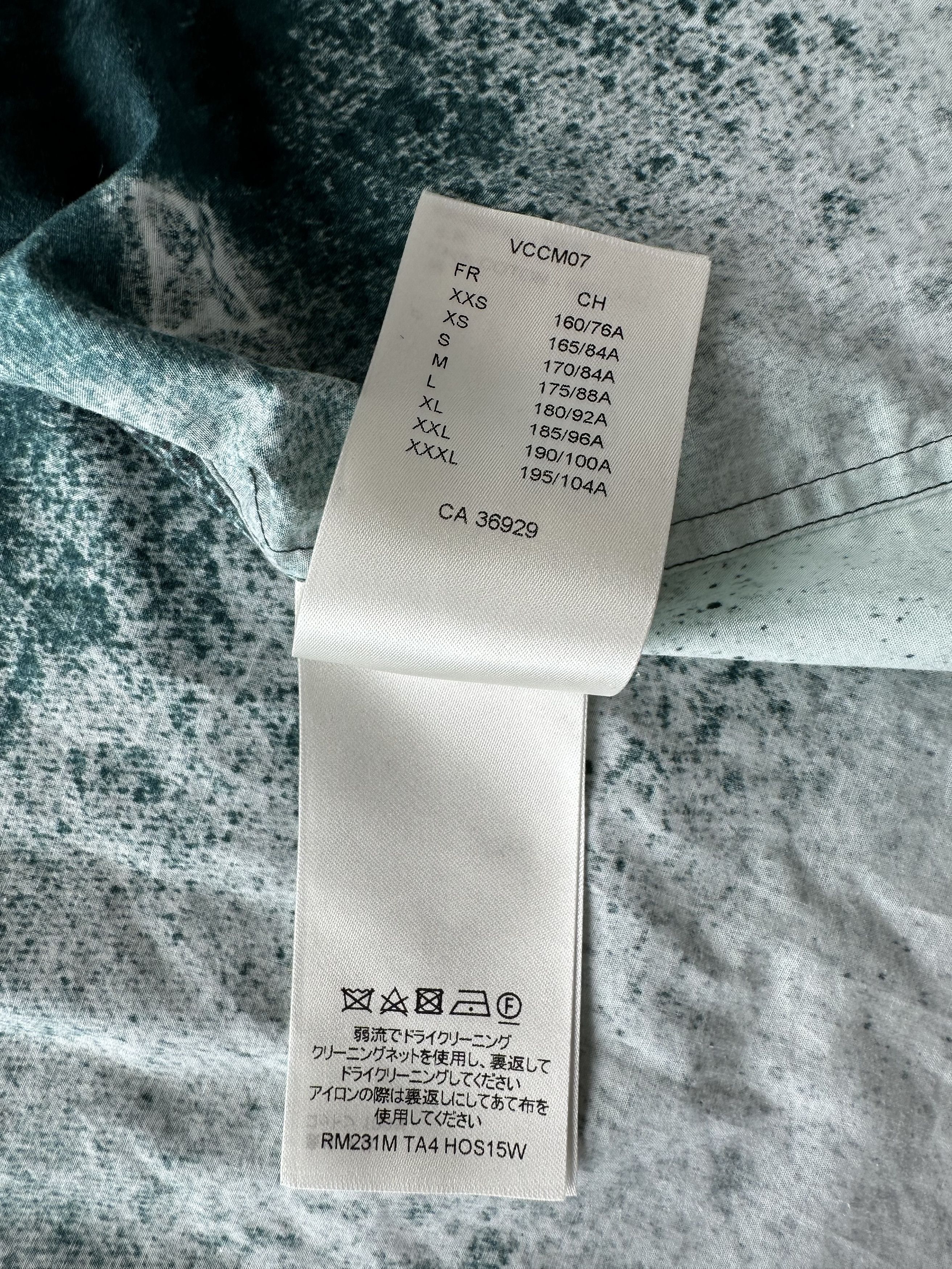 Louis Vuitton Louis Vuitton Green & White Monogram Button Up Shirt Size US M / EU 48-50 / 2 - 6 Thumbnail