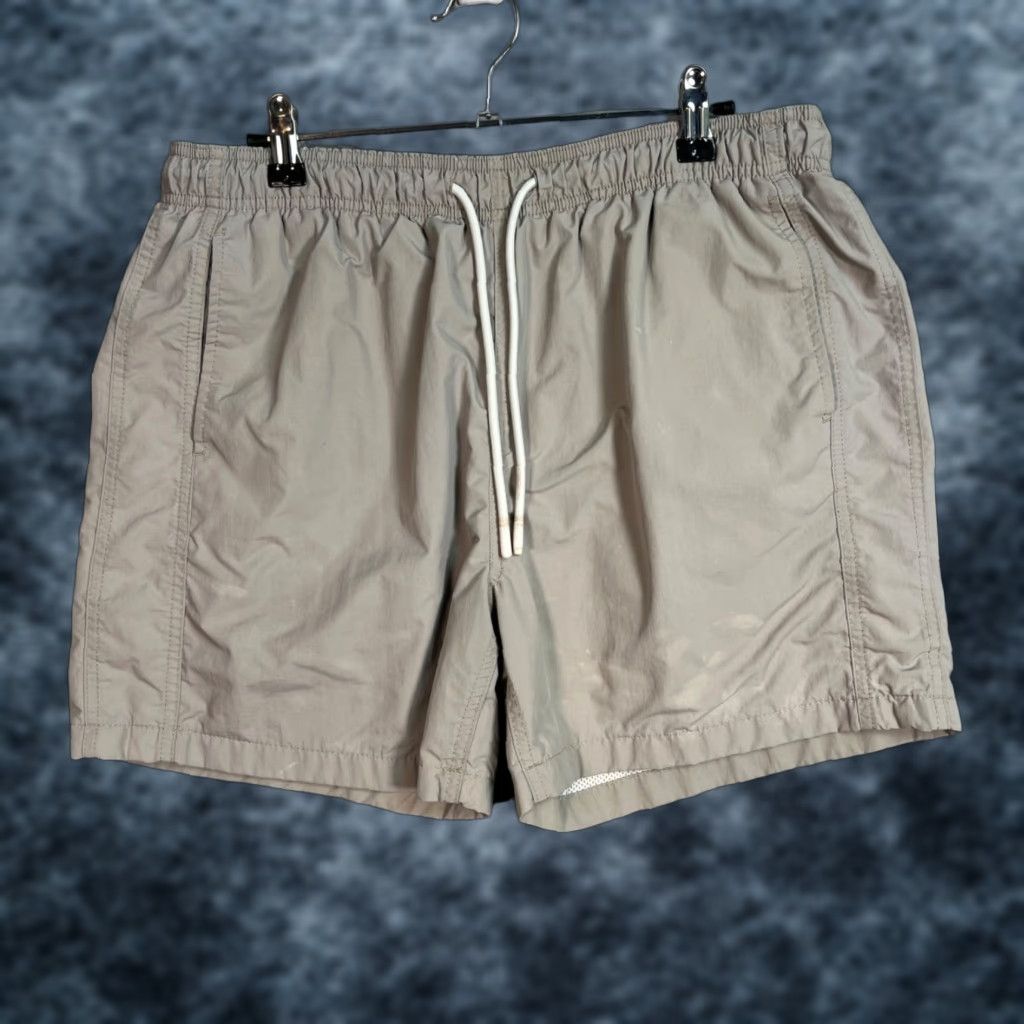 CLOT Vintage Standard Cloth Mens Swim Shorts Beige Nylon Activewear Size Medium Size US 31 - 1 Thumbnail