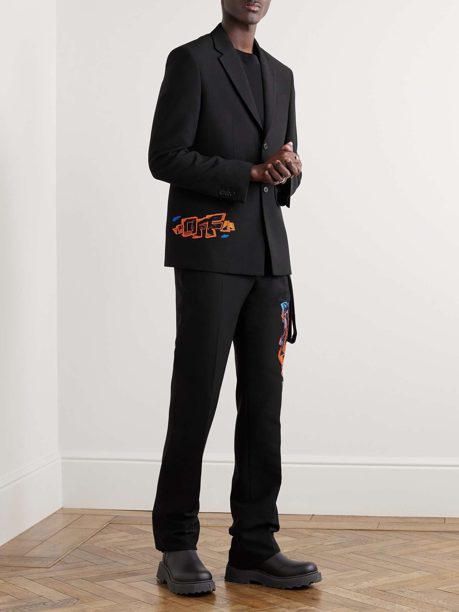 Off-White o1y0225 Logo Blazer in Black Size US M / EU 48-50 / 2 - 4 Thumbnail
