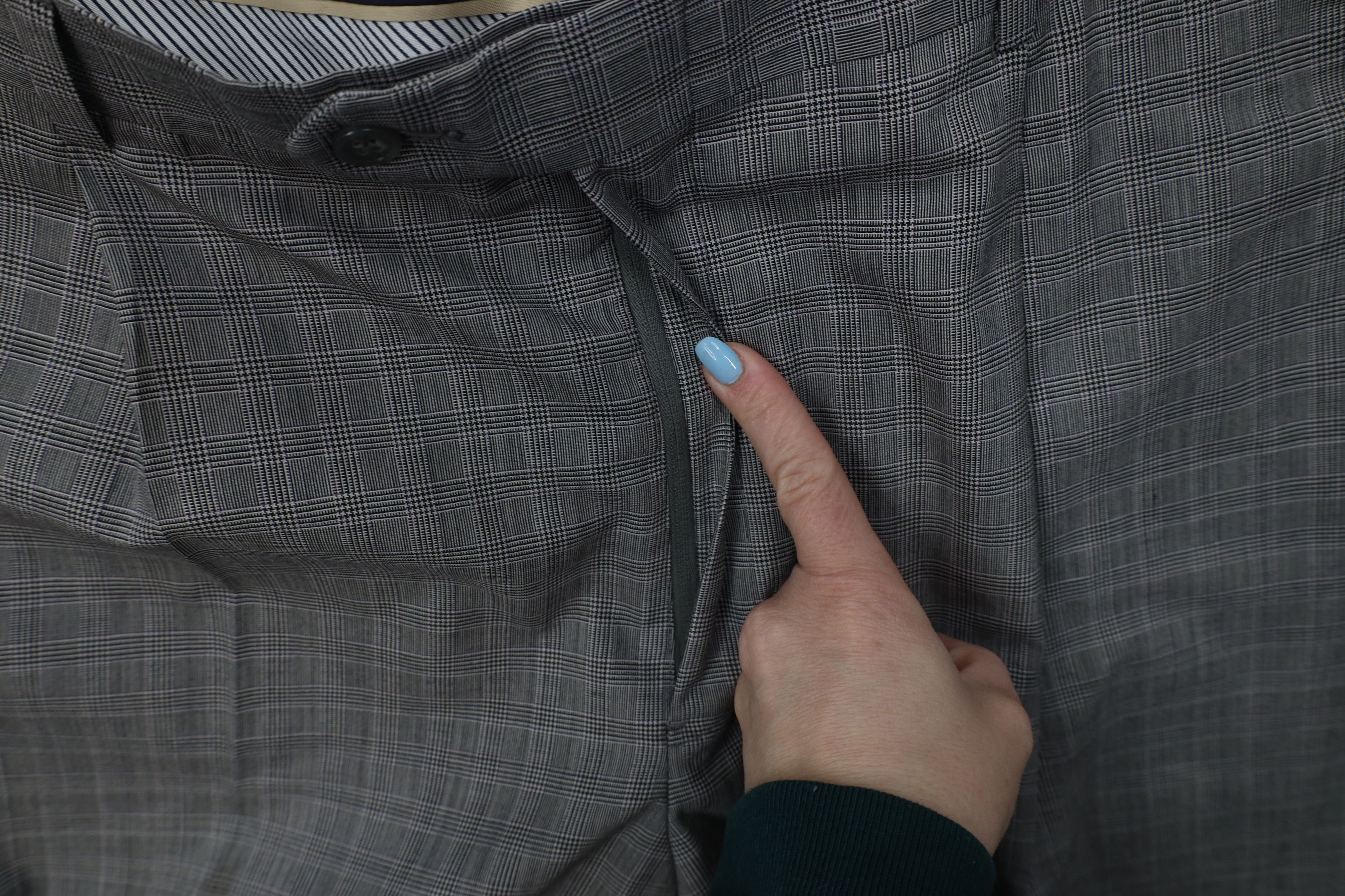 Vintage Vintage 90s Streetwear Wide Leg Chino Pants Houndstooth Size US 36 / EU 52 - 6 Thumbnail