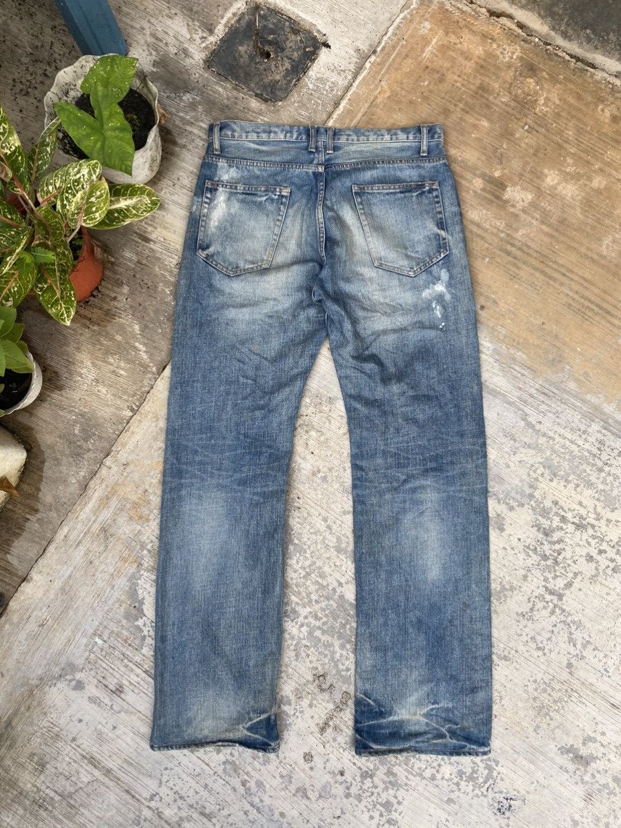 Distressed Takeo kikuchi Paint Splatter Denim