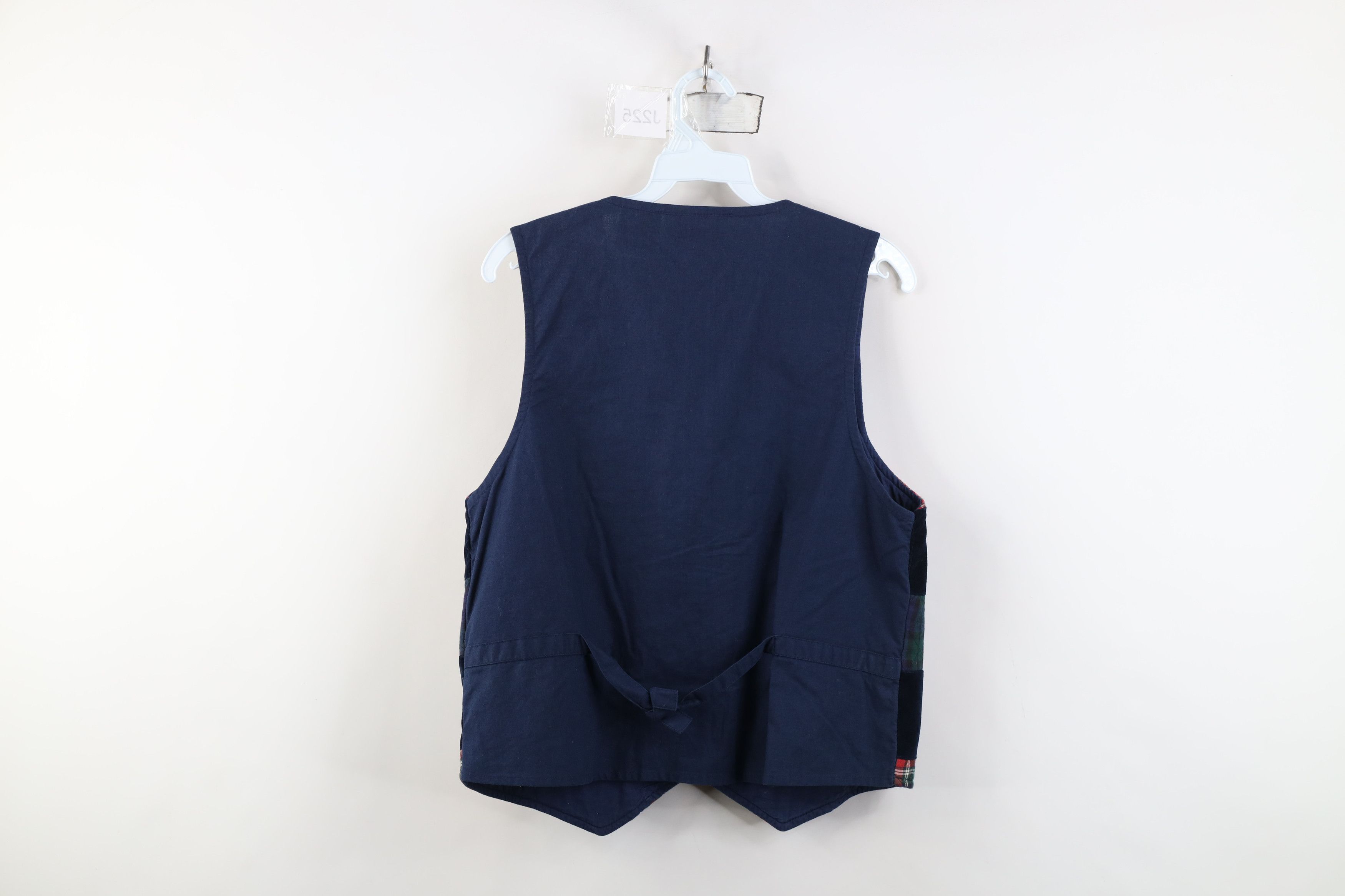 Vintage Vintage 90s Streetwear Patchwork Quilted Vest Tie Jacket Size S / US 4 / IT 40 - 14 Thumbnail