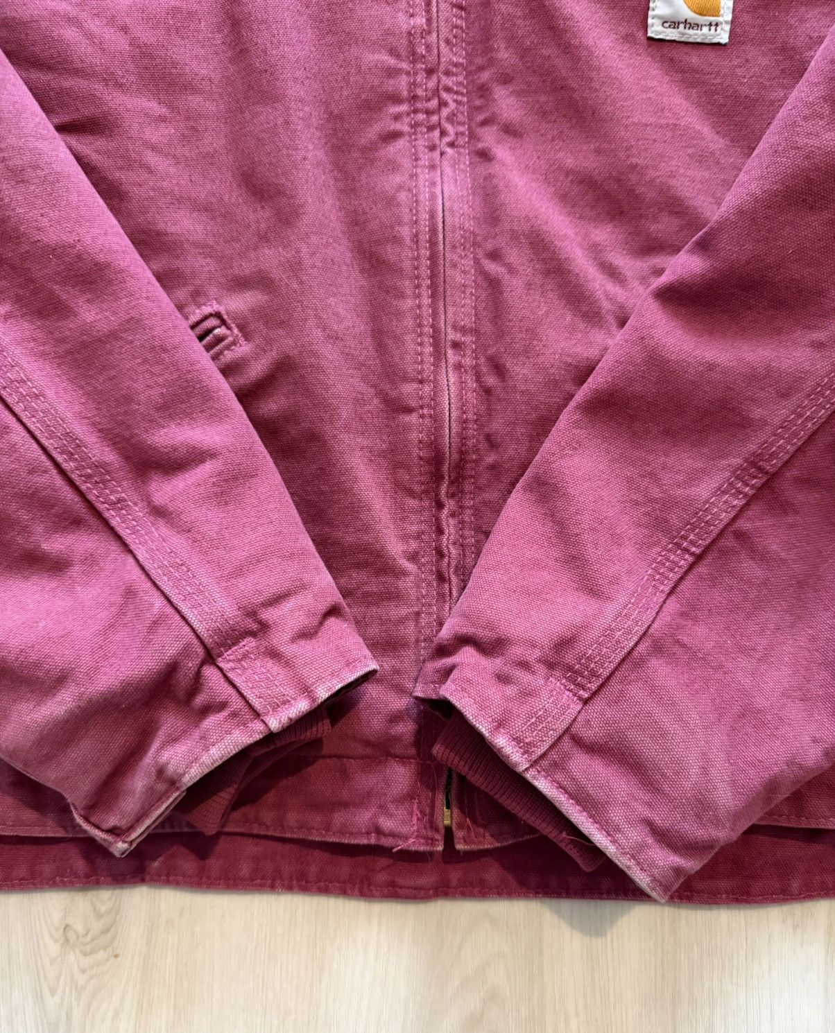 Carhartt Y2K Carhartt WJ141 RBY Sherpa Hooded Sz XS WJ141 RBY RUBY Size XS / US 0-2 / IT 36-38 - 6 Thumbnail