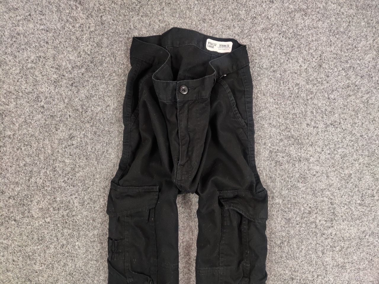 Japanese Brand Vintage 90's Japanese Black Military Cargo Casual Pants Size US 34 / EU 50 - 7 Thumbnail