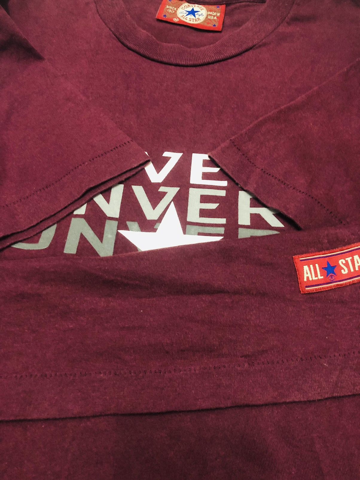 Converse × Vintage Vintage converse t-shirt Size US M / EU 48-50 / 2 - 5 Thumbnail