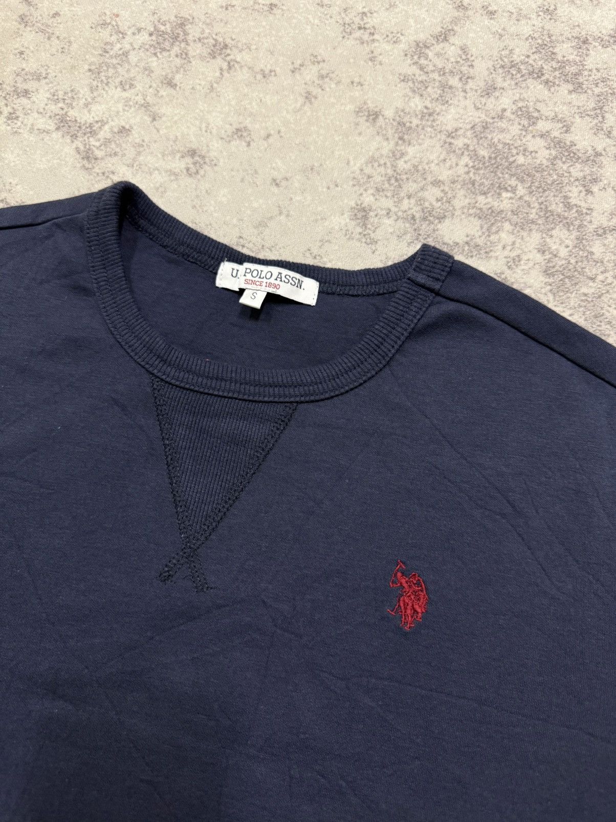 U.S. Polo Assn. U.S Polo Assn. Small Logo Crewneck Dark Blue Sweatshirt Size US S / EU 44-46 / 1 - 4 Thumbnail