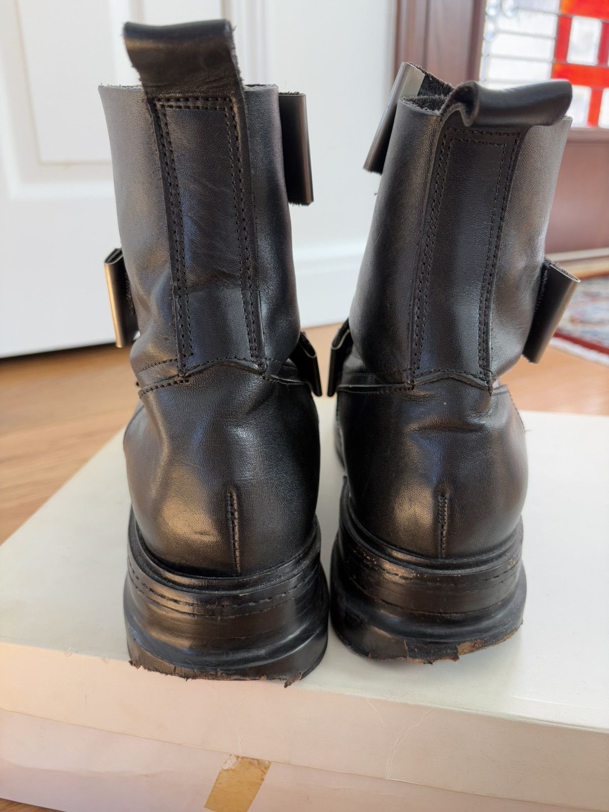 Dirk Bikkembergs Dirk Bikkembergs FW95 Vintage 90s Leather Bondage Boots US 8 Size US 8 / EU 41 - 18 Thumbnail