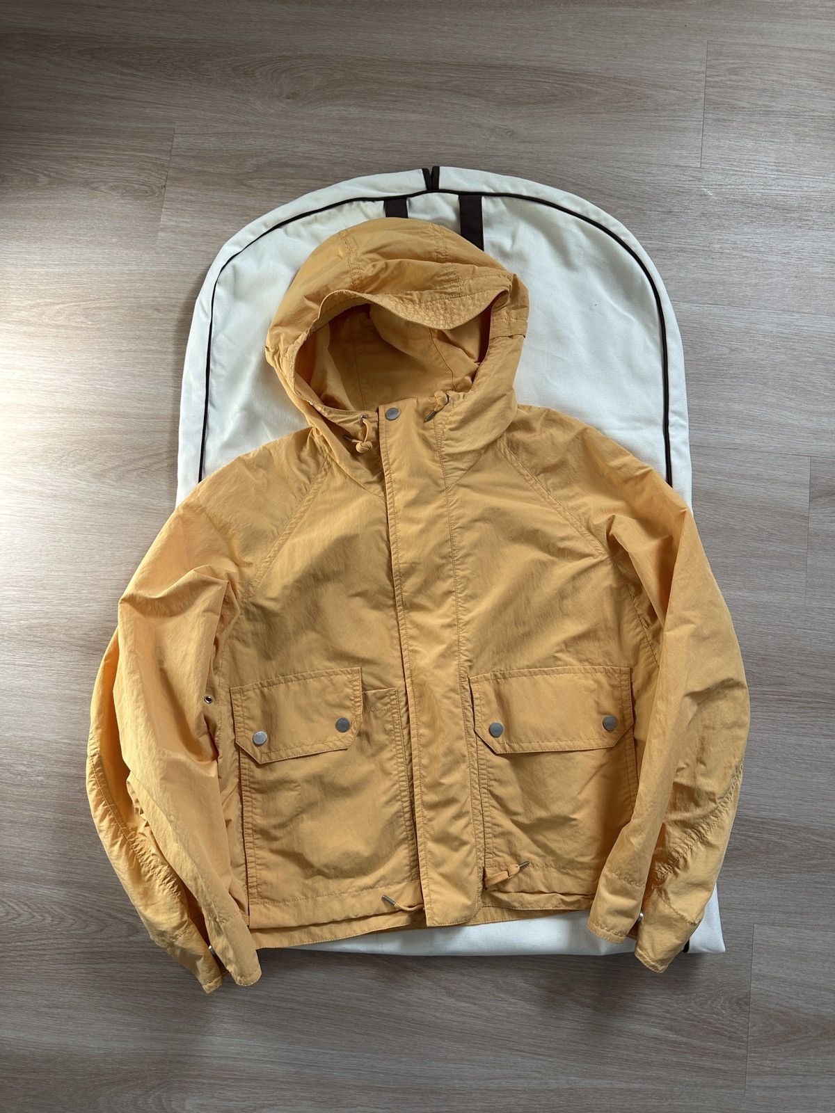 Hermes $4,600 SS23 orange mens runway windbreaker Size US L / EU 52-54 / 3 - 1 Thumbnail