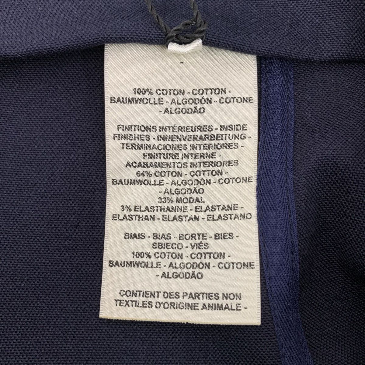 Hermes Hermes Dark Blue Bell Chain Cotton Casual Mini Skirt K26WX Size 26" / US 2 / IT 38 - 9 Thumbnail
