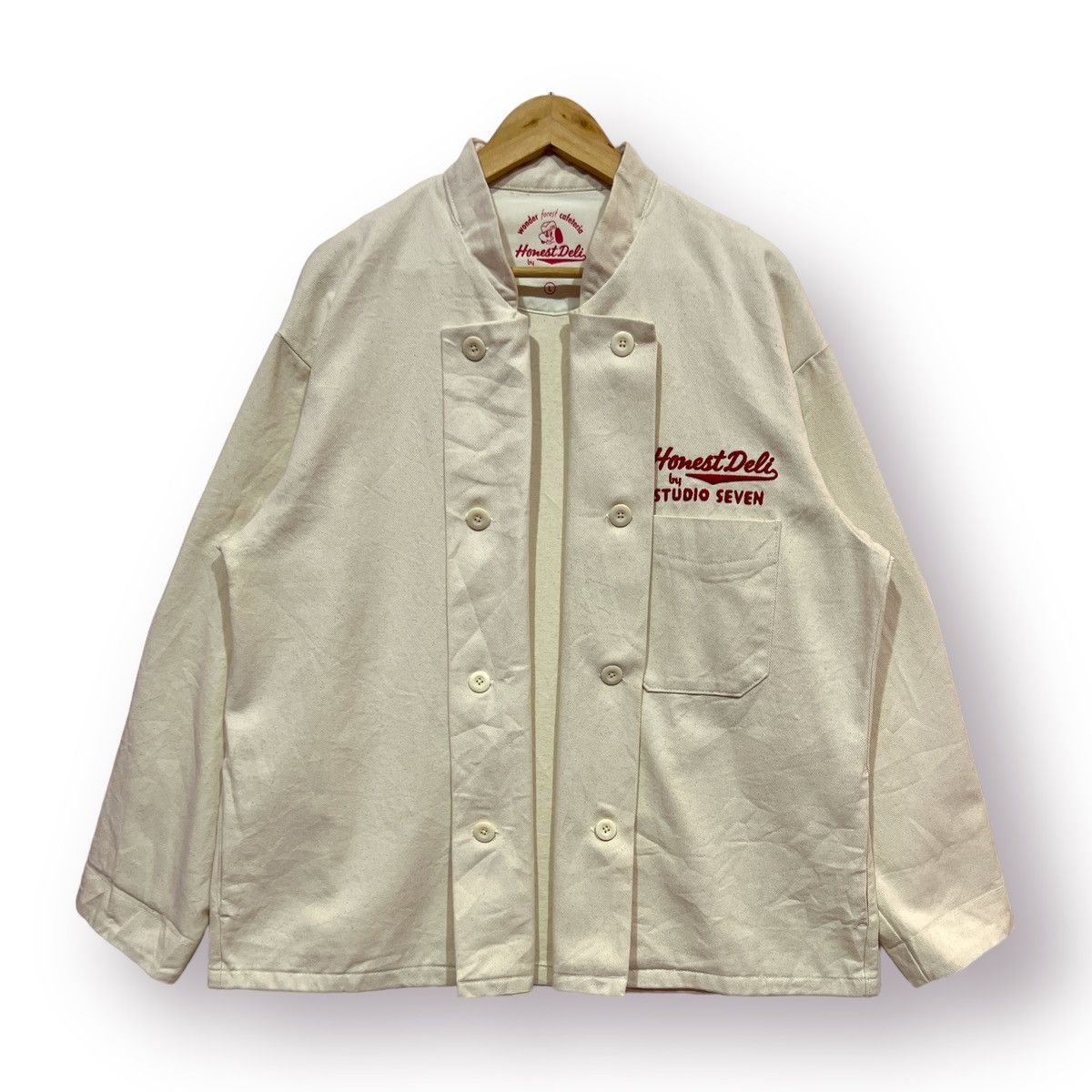 GU 🔥 HONEST DELI by. STUDIO SEVEN HICKORY NAPOLEON JACKET Size US L / EU 52-54 / 3 - 6 Thumbnail