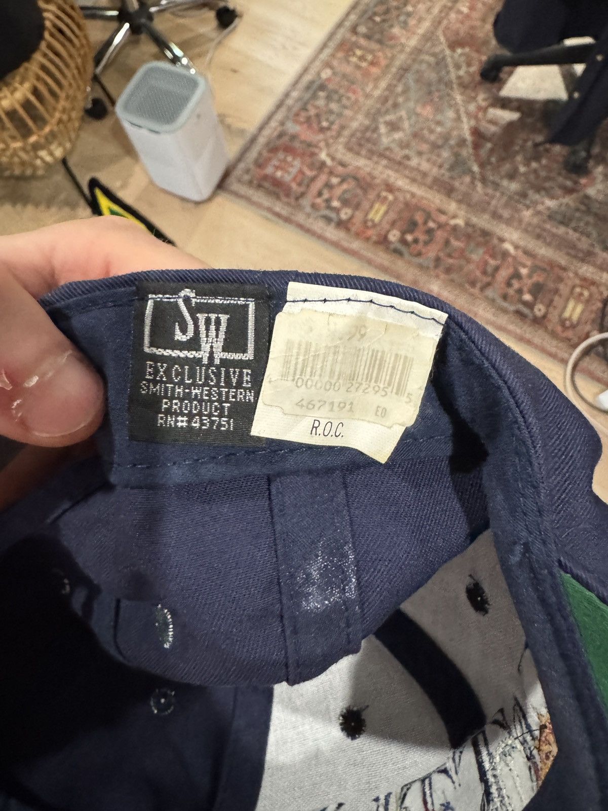 Vintage VINTAGE Seattle Landmarks Embroidered Snapback Hat in Blue Size ONE SIZE - 3 Thumbnail