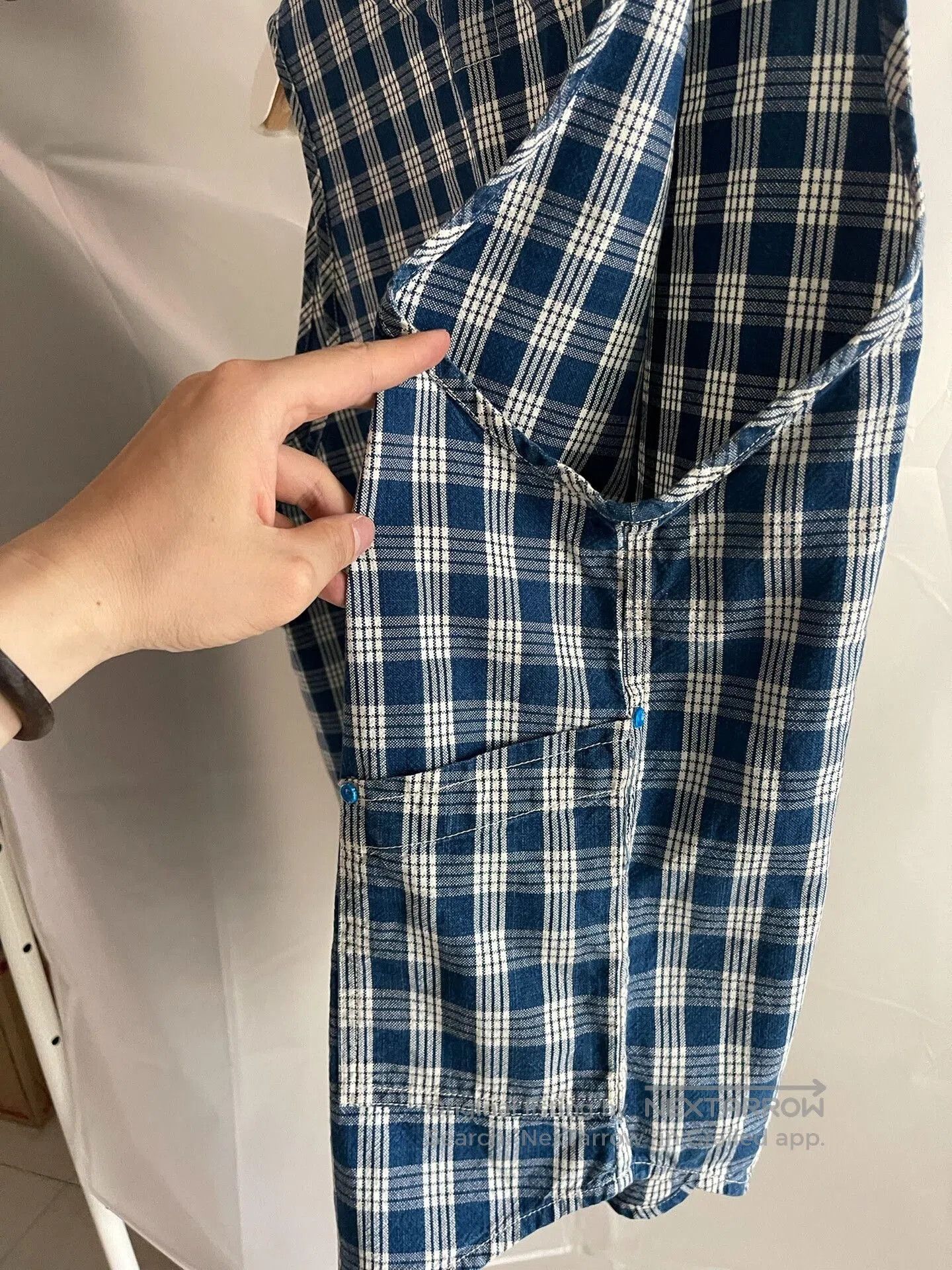 Porter Classic porter classic blue checkered vest. Size US S / EU 44-46 / 1 - 4 Thumbnail