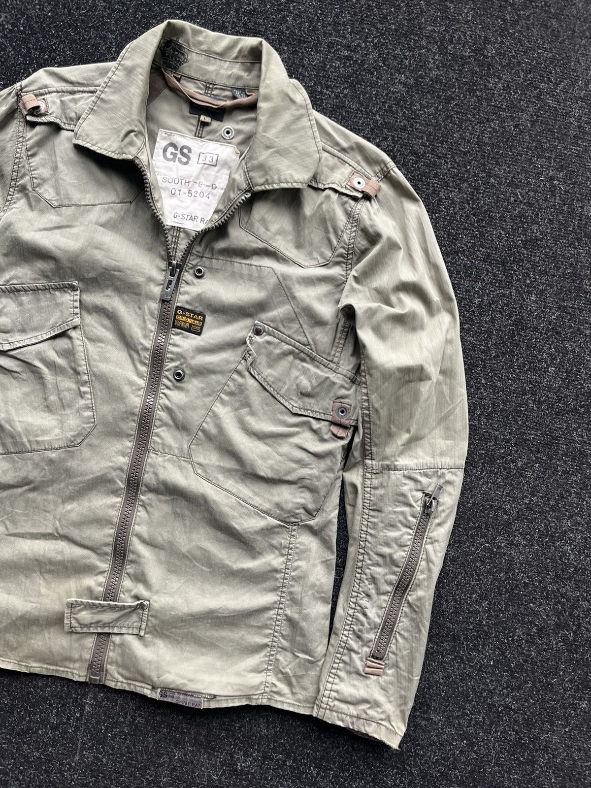 G-Star × Japanese Brand × Vintage Vintage G-Star Multi pocket Military Japan Archiv Y2k jacket Size US L / EU 52-54 / 3 - 4 Thumbnail