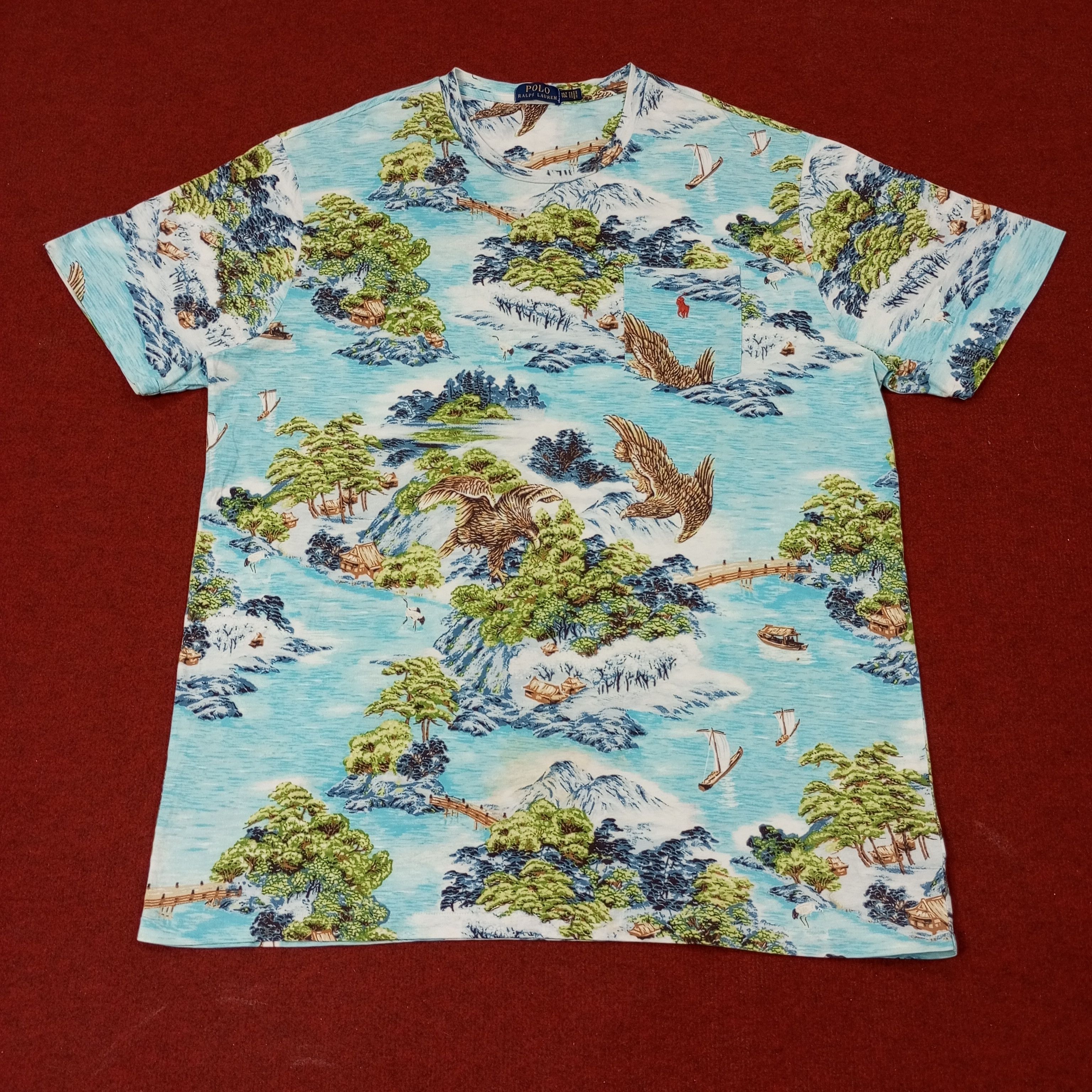 Polo Ralph Lauren Polo Ralph Lauren Summer Style Vintage Tshirt c249n31 Size US XXL / EU 58 / 5 - 1 Thumbnail