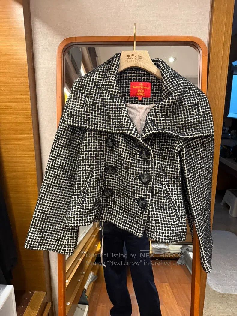 Vivienne Westwood Vivienne Westwood Houndstooth Short Jacket Size XS / US 0-2 / IT 36-38 - 1 Thumbnail