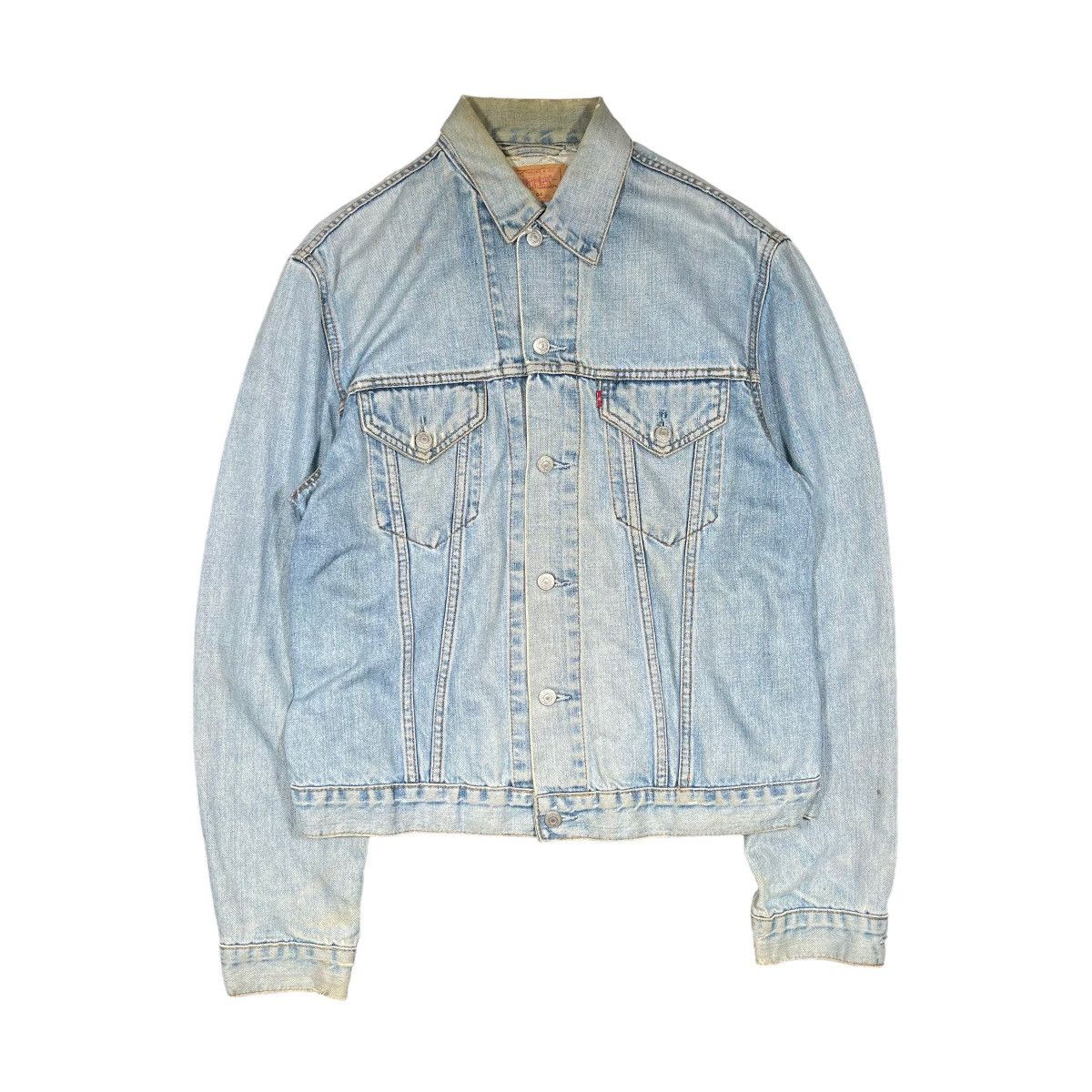 Vintage 1980s Levi's Light Washed Denim Trucker Jacket