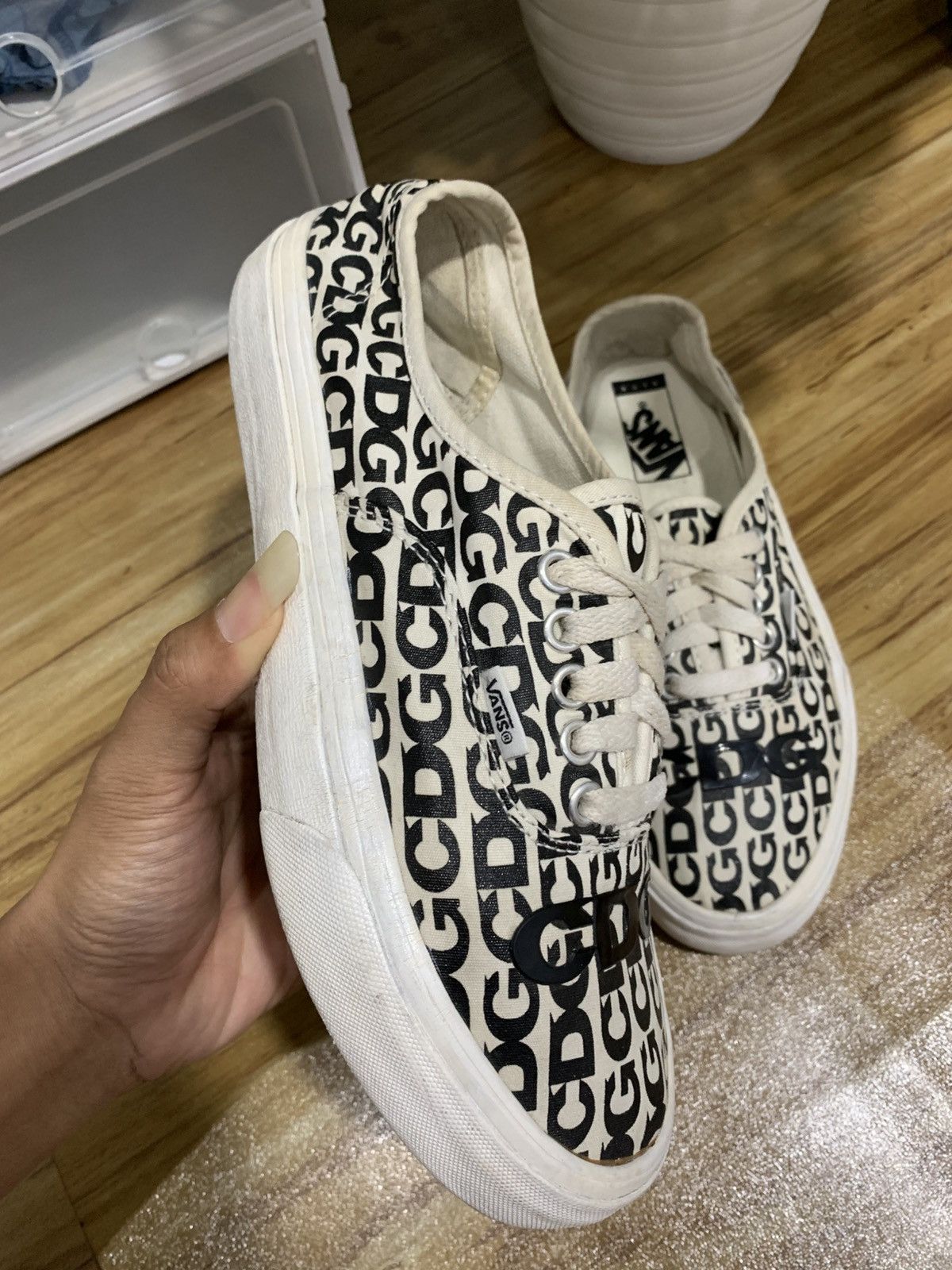 Comme des Garcons × Vans Vans OG Authentic LX CDG Comme Des Garcons Size US 6.5 / EU 39-40 - 9 Thumbnail