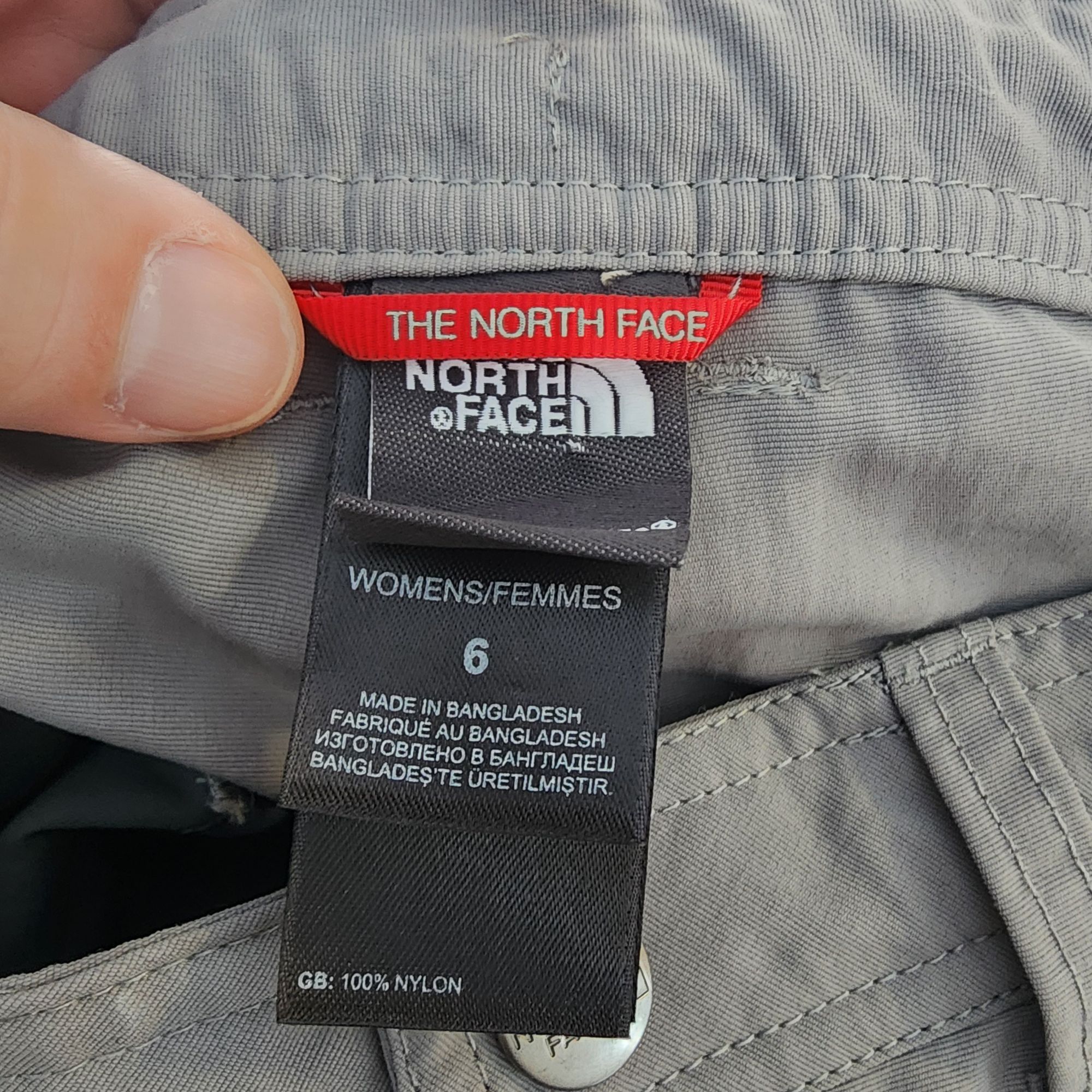 Other The North Face Women Sz 6 Gray Crop Hiking Outdoor Logo Pant Size 28" / US 6 / IT 42 - 5 Thumbnail